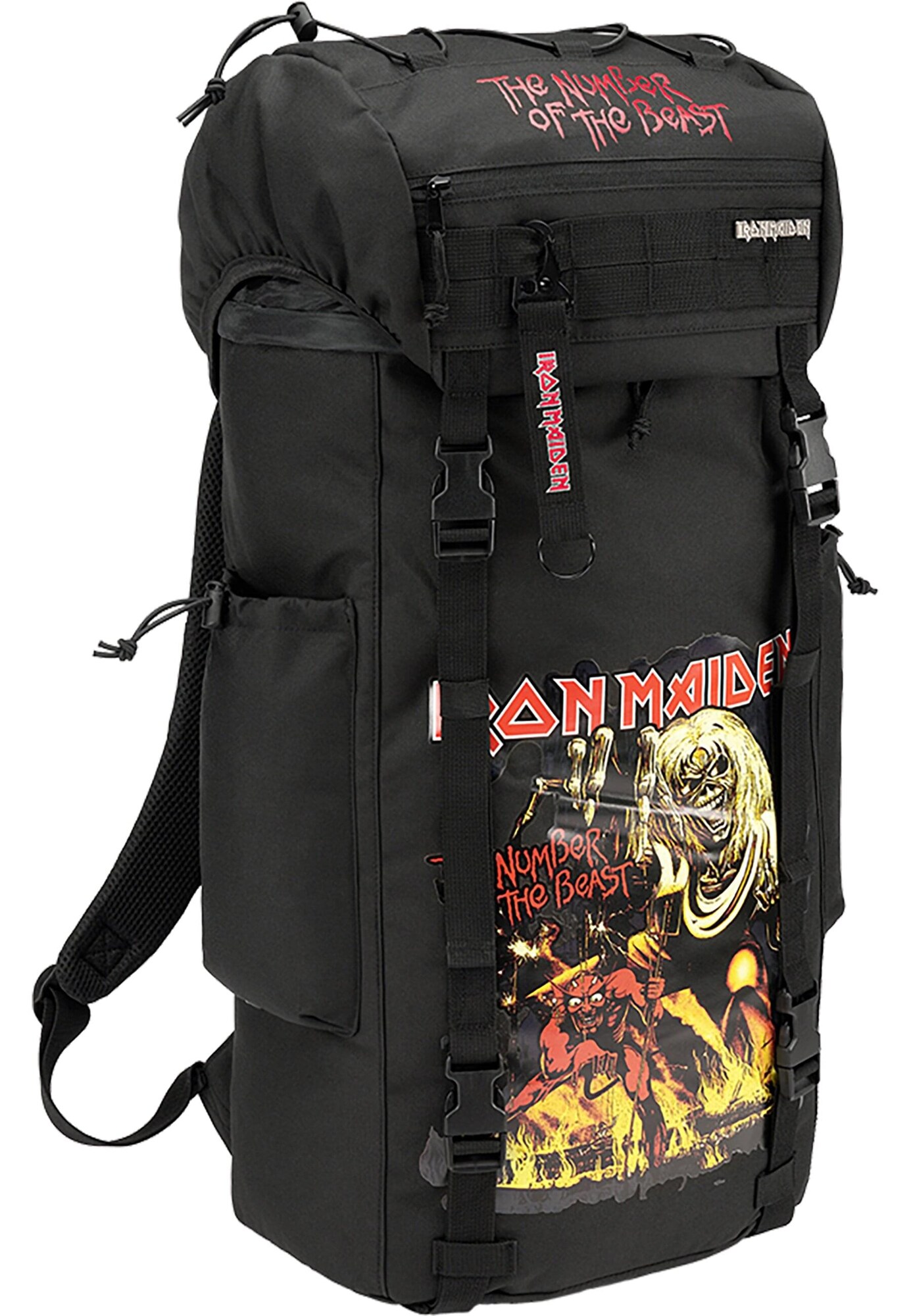 Brandit Batoh 'Iron Maiden Festival'  oranžová / krvavo červená / čierna