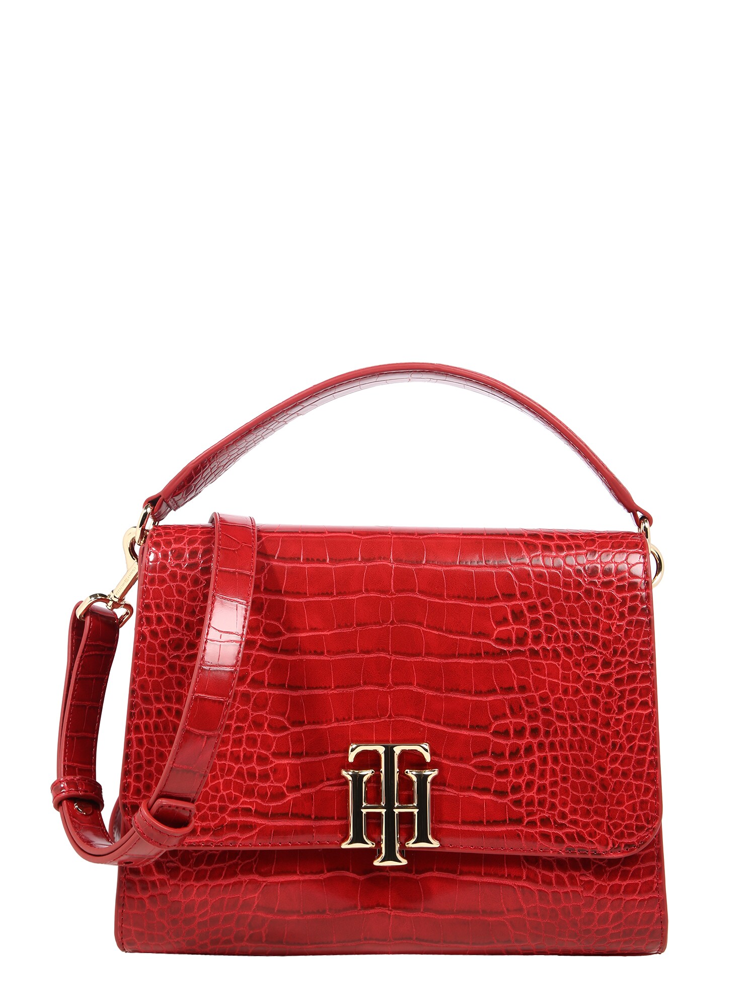 TOMMY HILFIGER Rankinė  margai raudona / tamsiai raudona