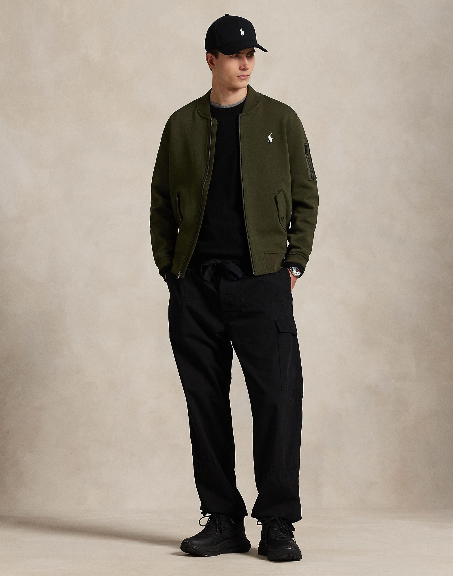 Polo Ralph Lauren Chaqueta de entretiempo  oliva – imagen 8