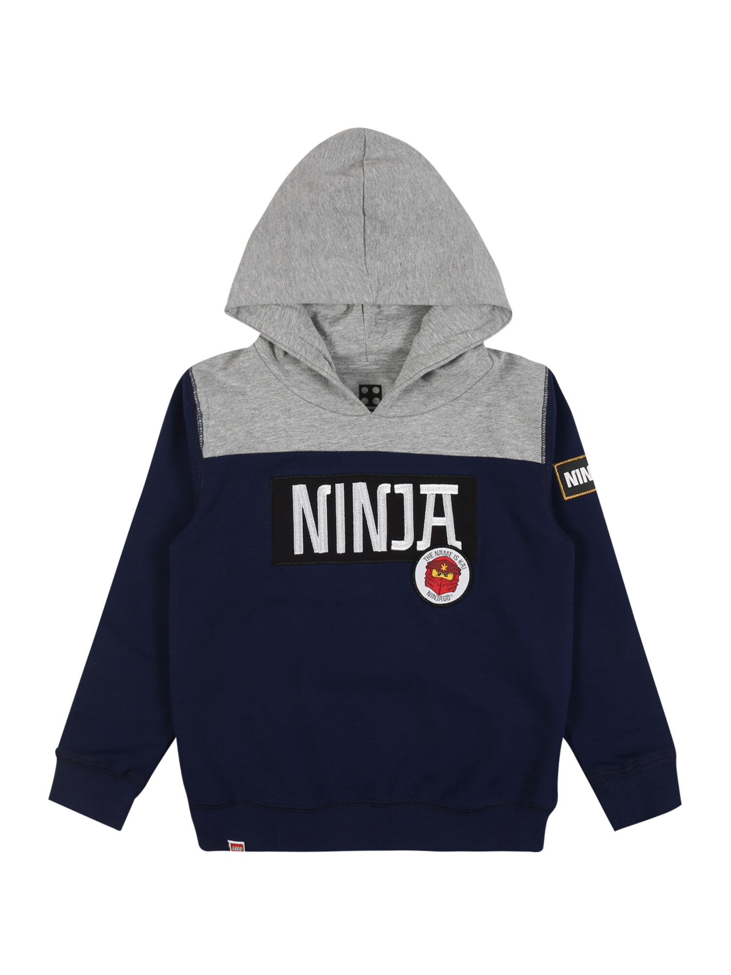 LEGO WEAR Megztinis be užsegimo  pilka / balta / nakties mėlyna