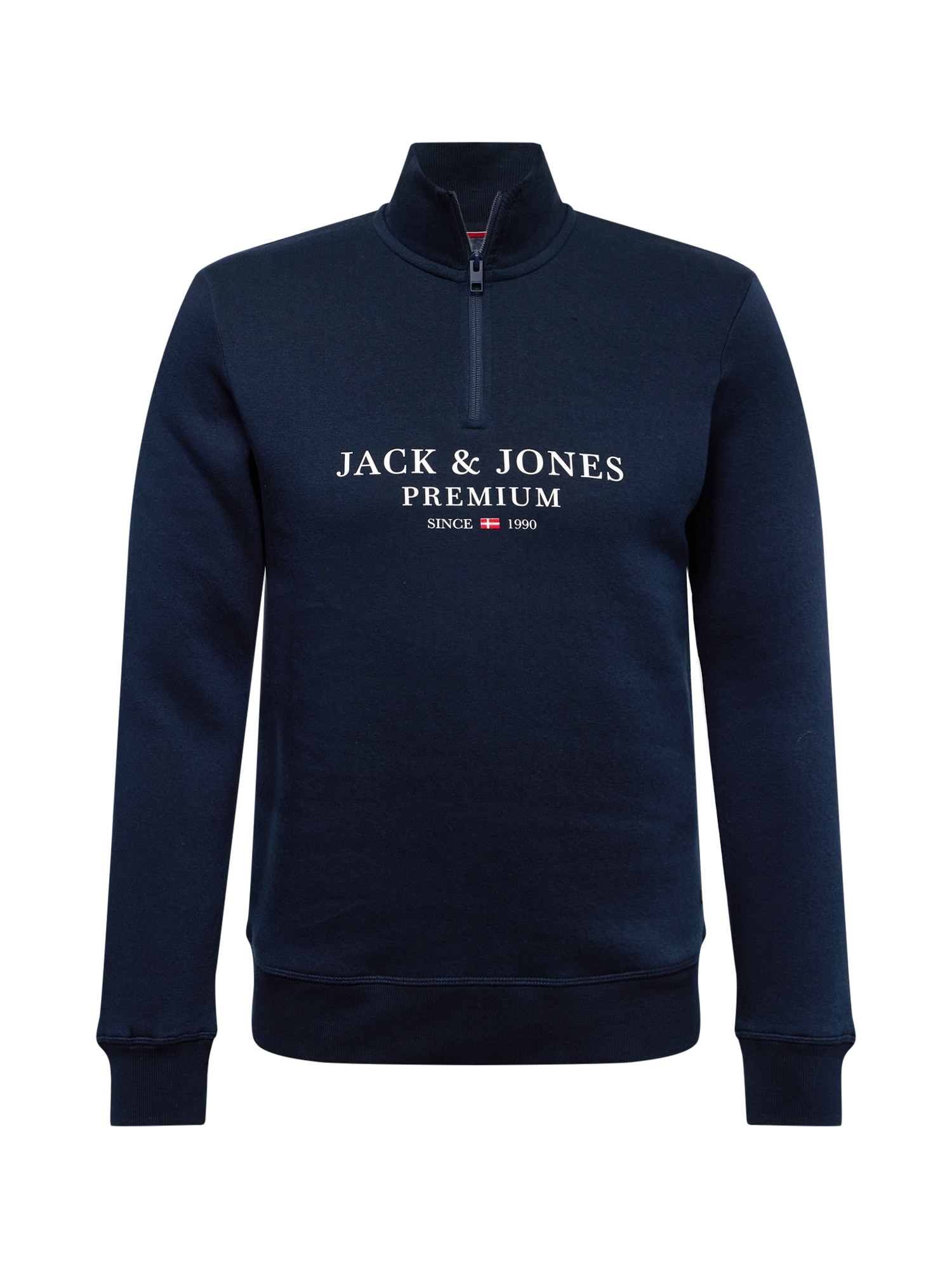 JACK & JONES Sweatshirt ''''BLUASTON'''' navy / wei / rot
