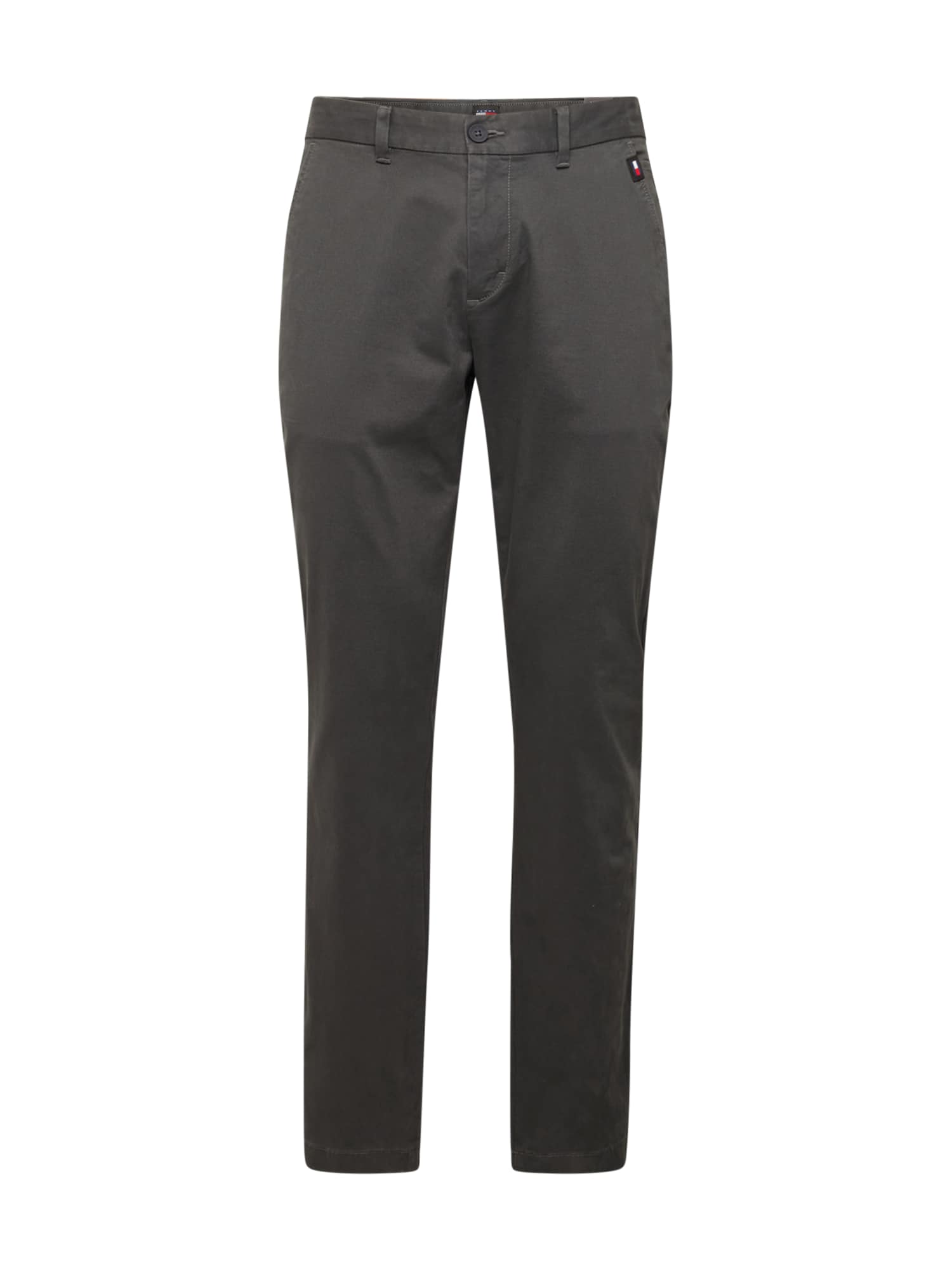 Tommy Jeans Pantaloni eleganți 'AUSTIN'  gri / roșu / alb
