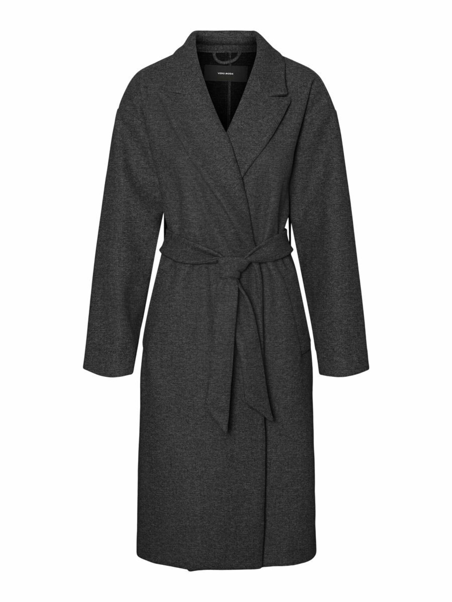 VERO MODA Rudeninis-žieminis paltas  tamsiai pilka