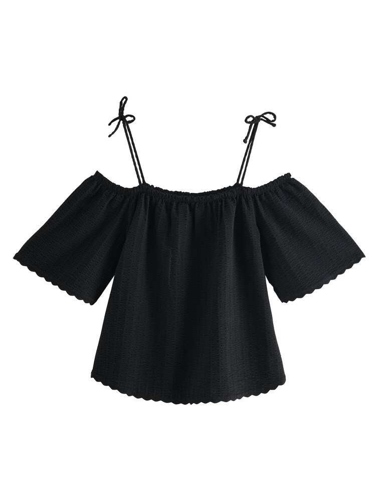 Next Blúz Női fekete , Méret 12