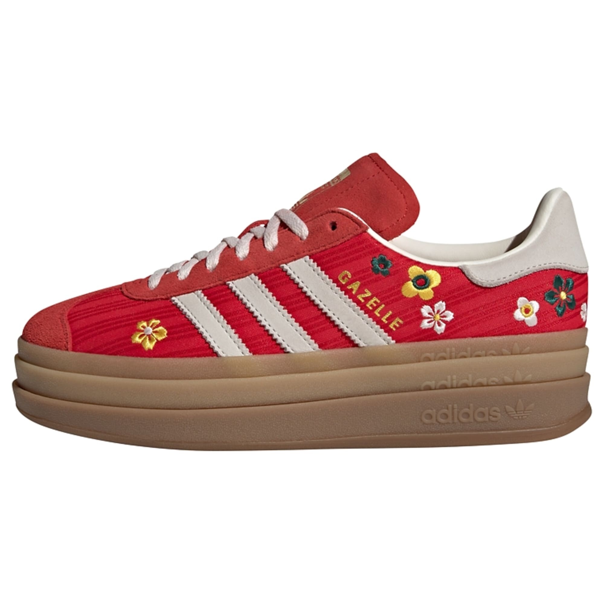 ADIDAS ORIGINALS Sneaker low Gazelle Bold  galben / roșu / negru / alb