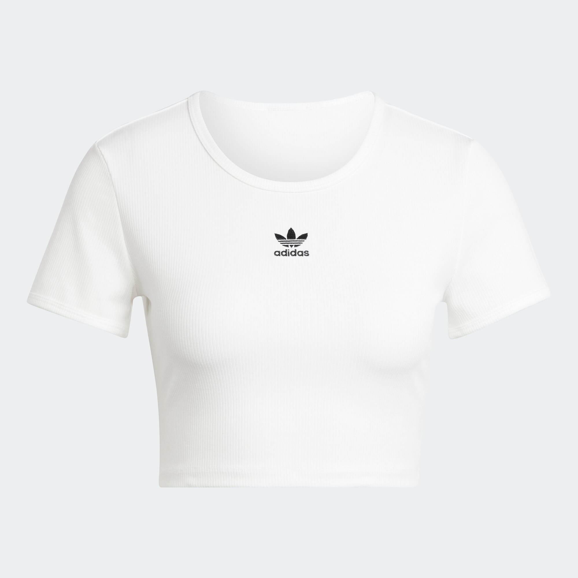 ADIDAS ORIGINALS Tricou Ess  negru / alb