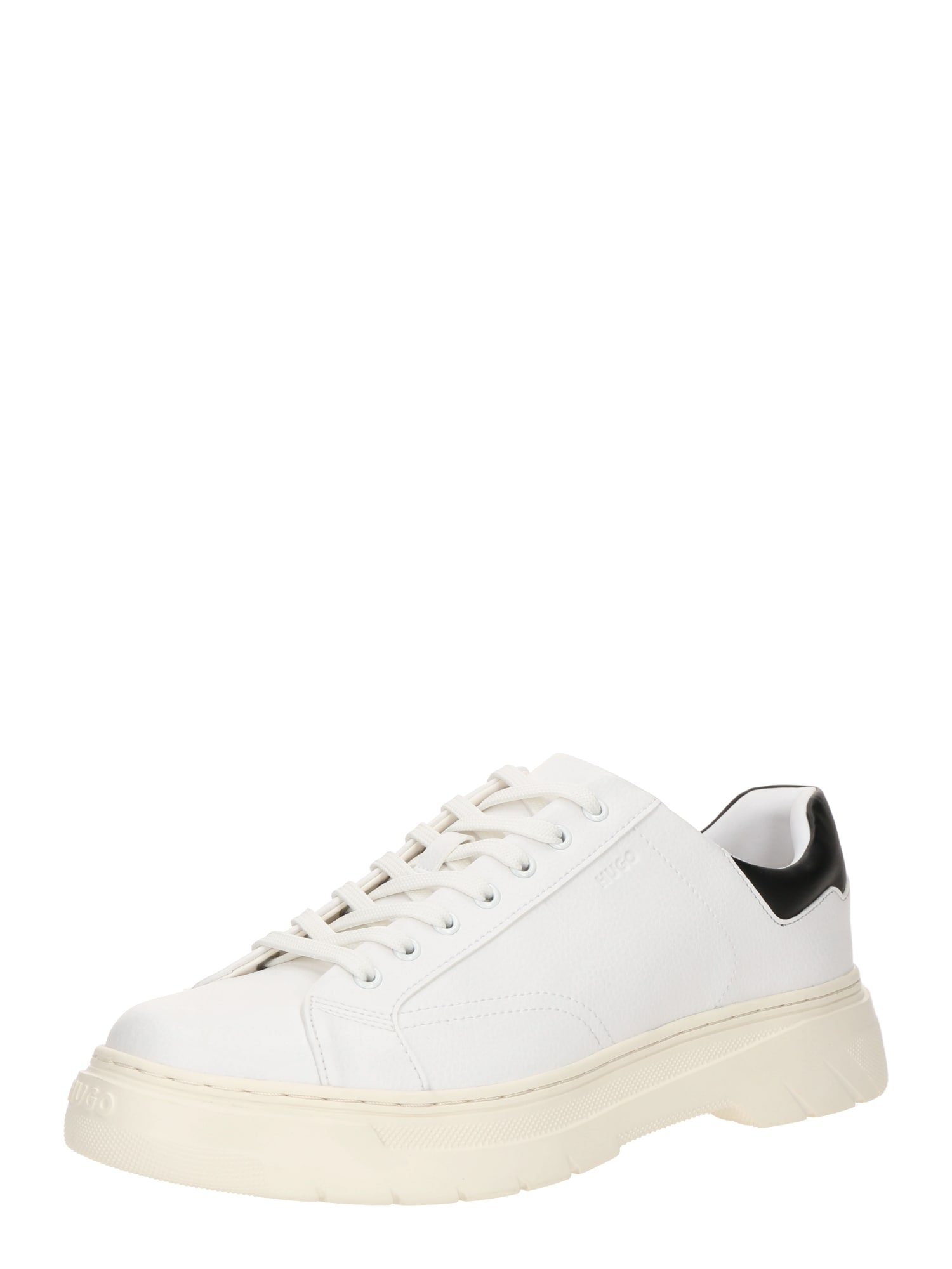 HUGO Sneaker low Urian  negru / alb
