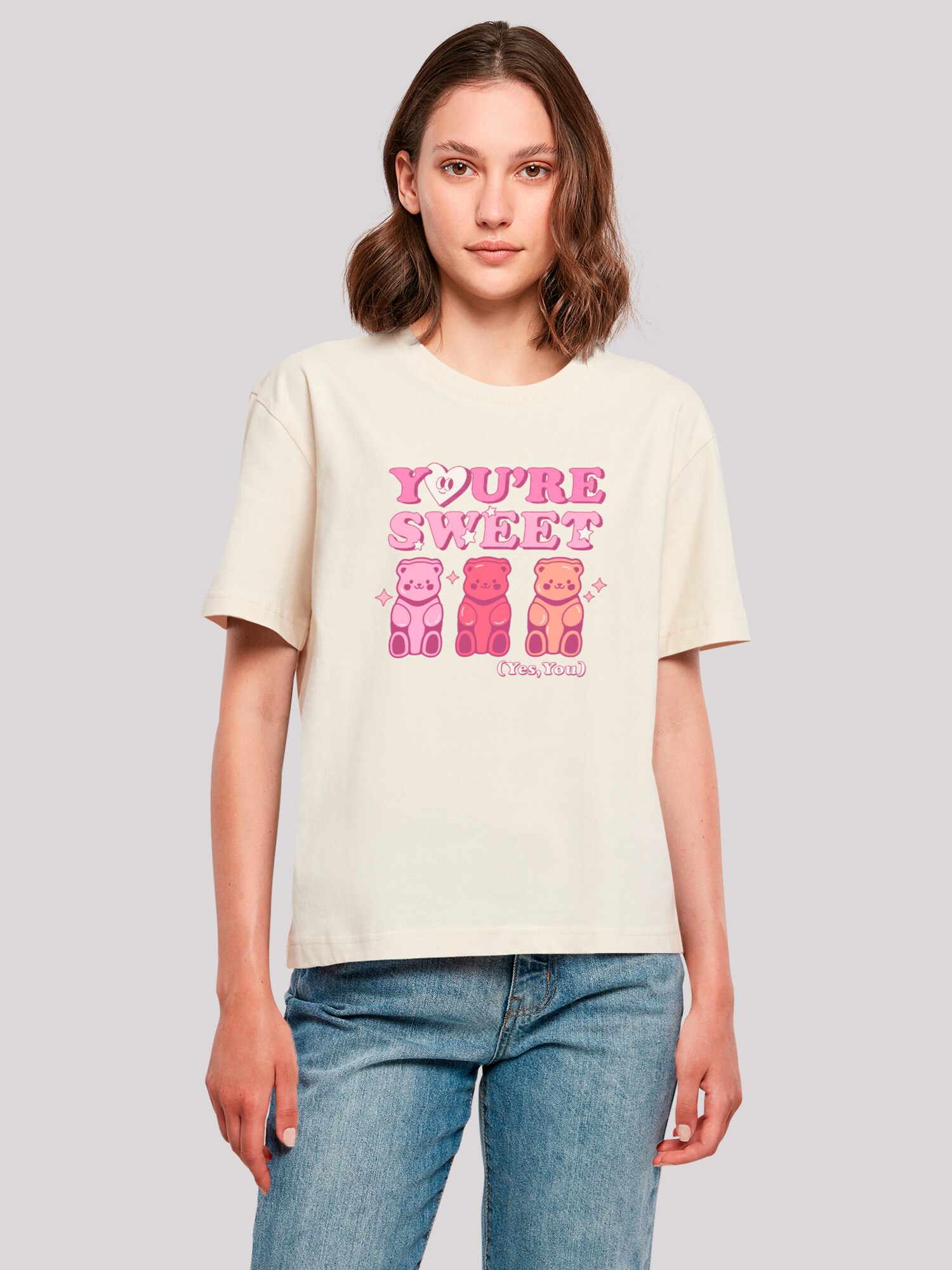 Thumbnail - F4NT4STIC T-Shirt Valentinstag Youre Sweet Gummy Bears