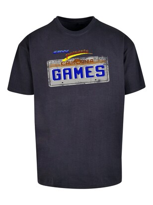 F4NT4STIC Shirt ‘California Games Plate Retro Gaming SEVENSQUARED’ Gemengde kleuren