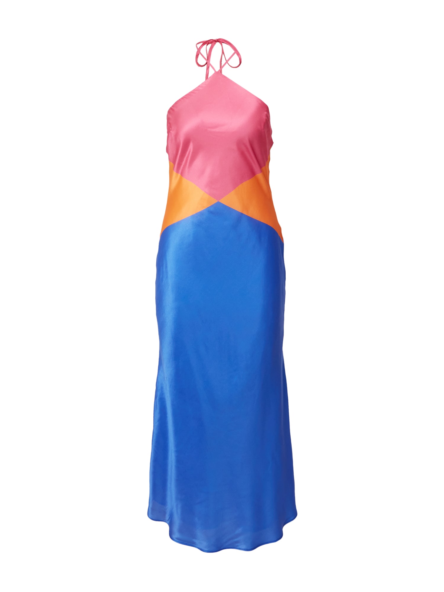 Olivia Rubin Suknelė 'CASSIE' mėlyna / oranžinė / šviesiai rožinė