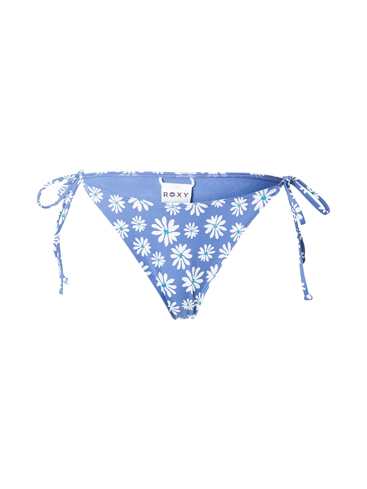ROXY Slip costum de baie 'Essentials'  albastru gențiană / cyan / alb