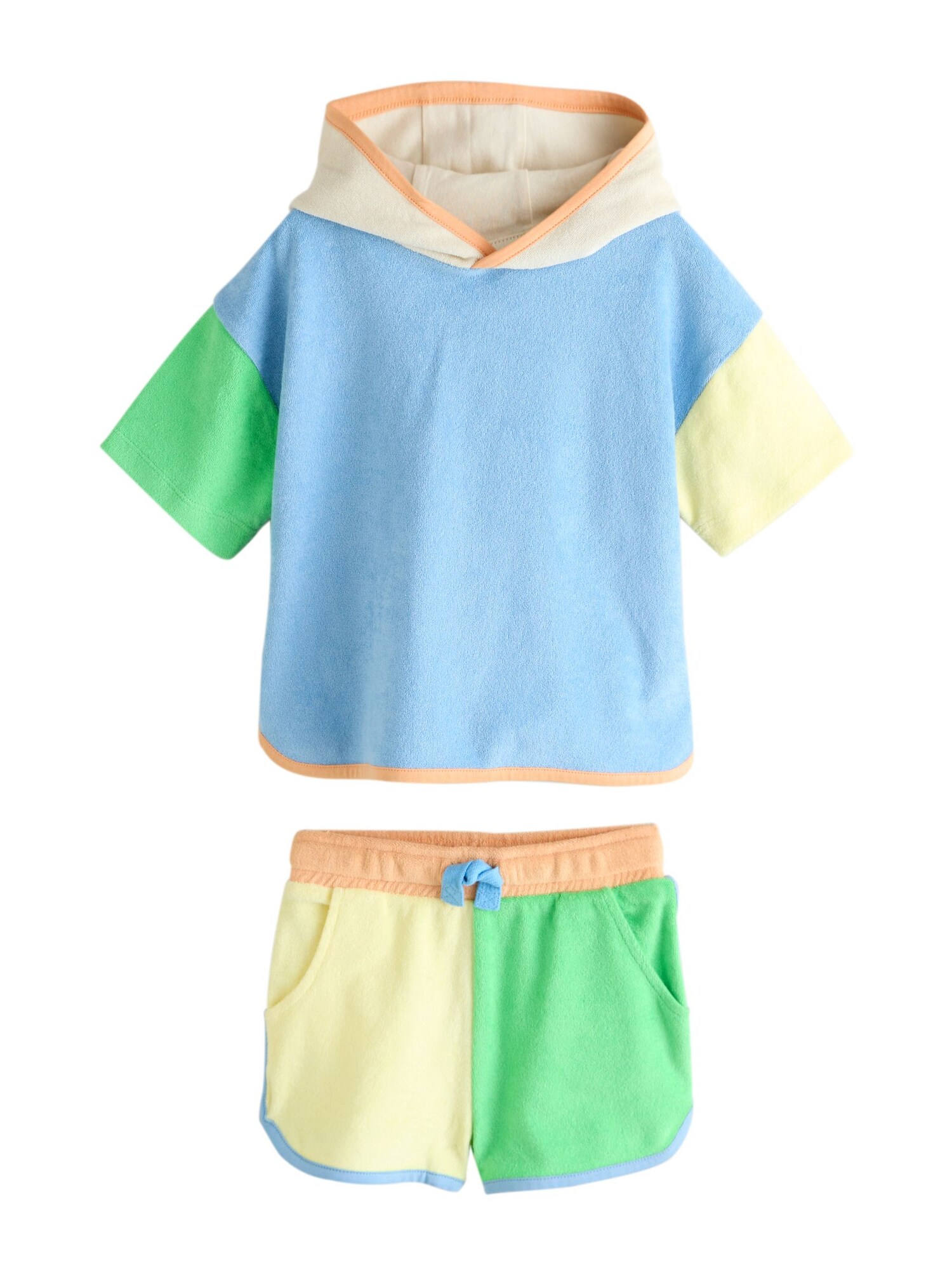 Next Set  albastru deschis / galben deschis / verde / portocaliu