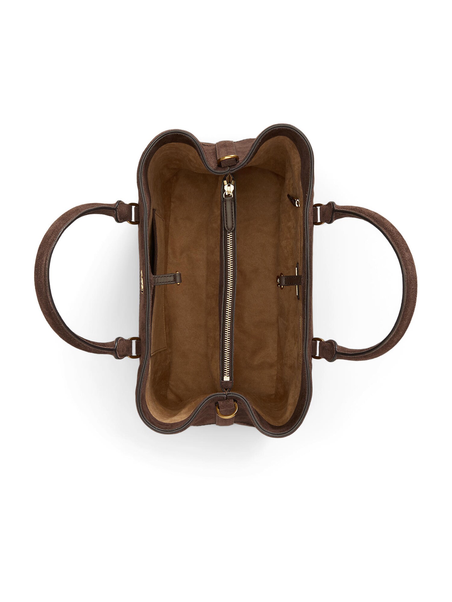 Lauren Ralph Lauren Bolso de mano 'MARCY' marrón oscuro – imagen 2