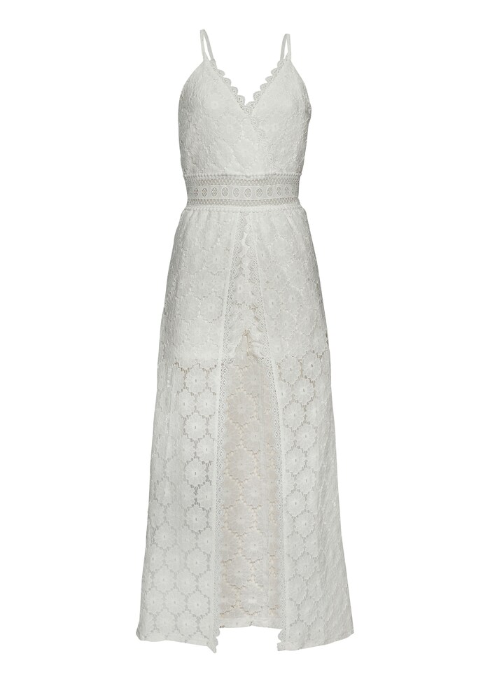 VIVANCE Kleid Damen Größe 38 weiß Winterkleid