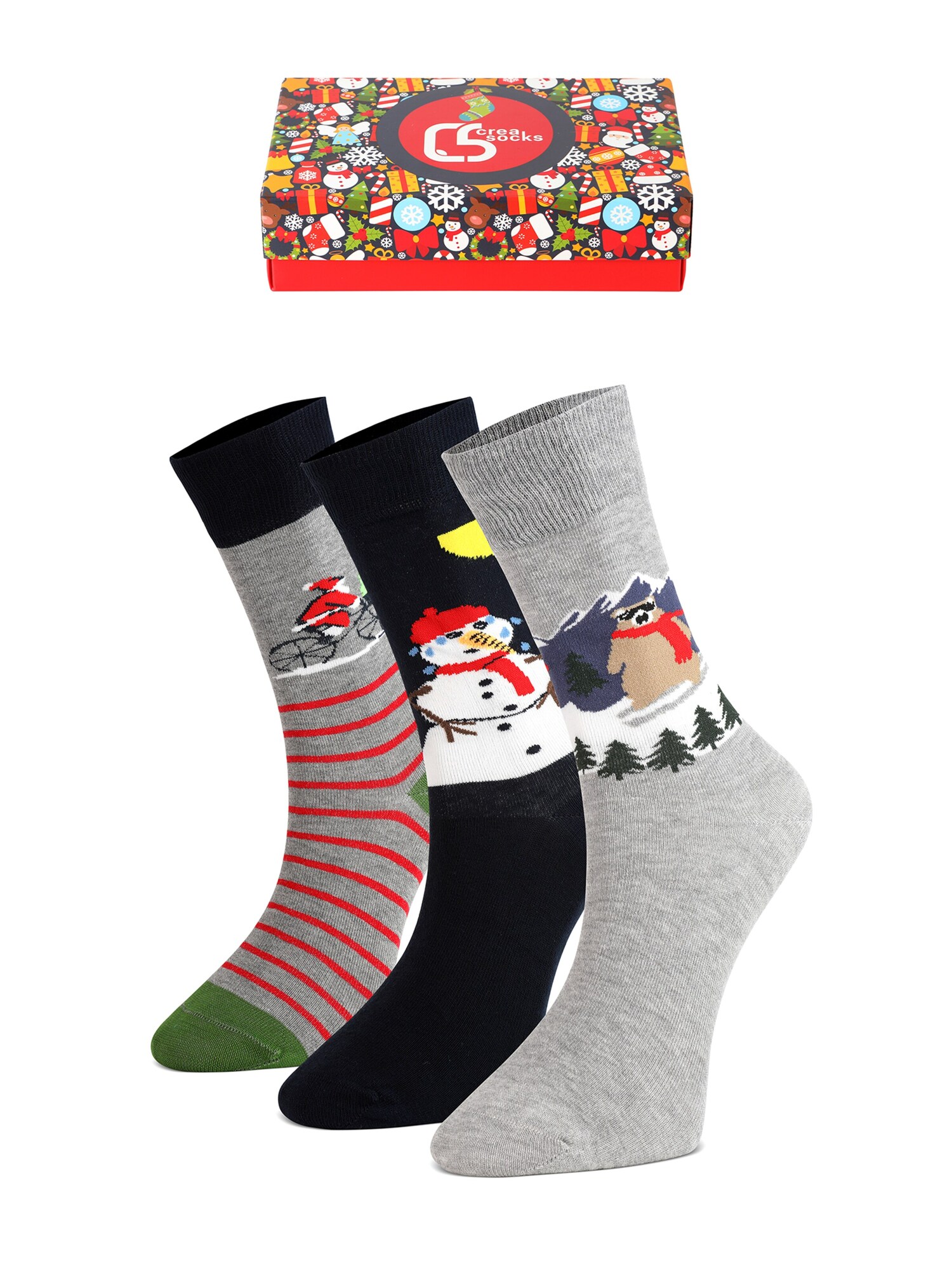 Crea Socks Calcetines 'Weihnachten Santa'  mezcla de colores