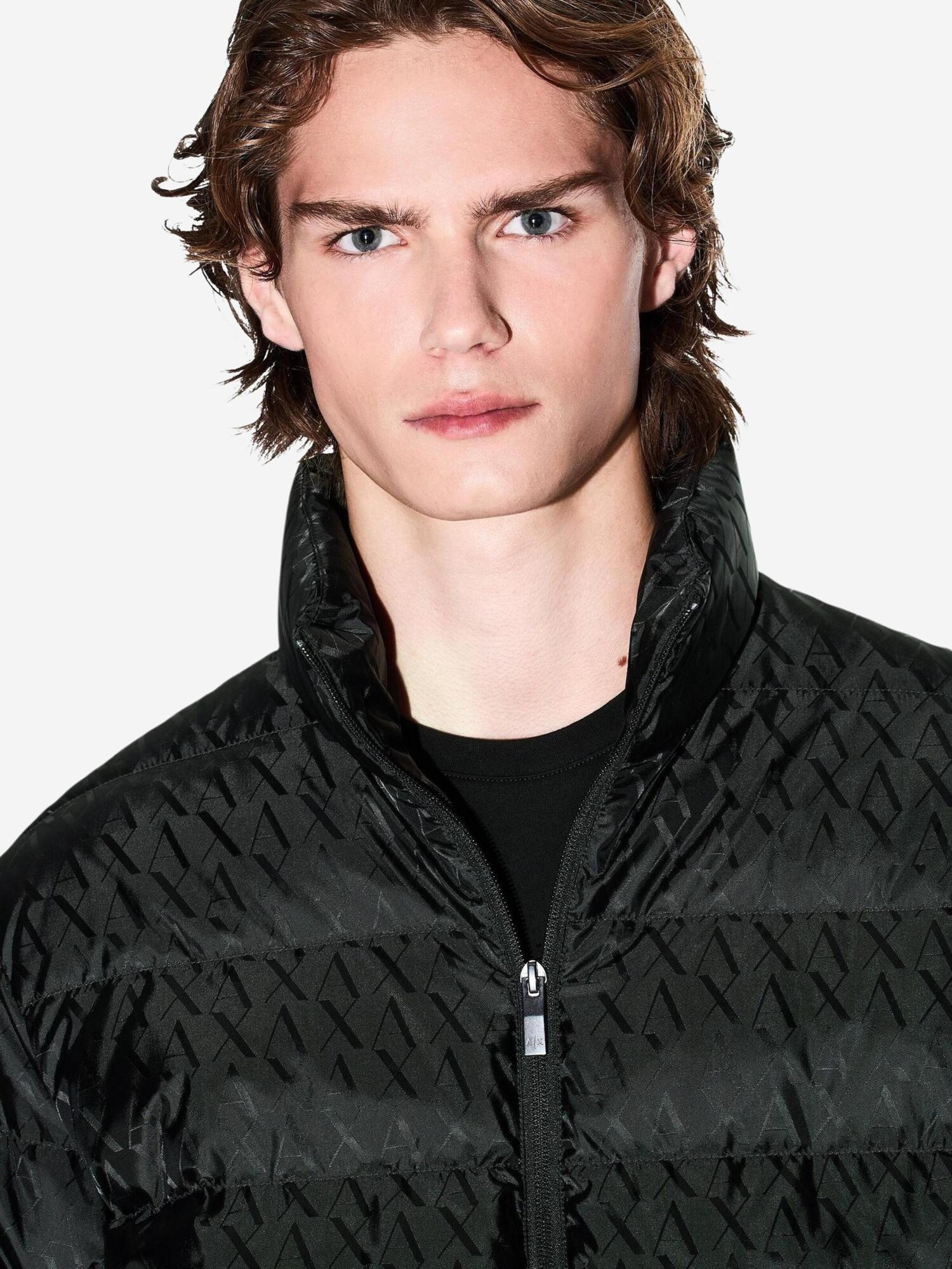 ARMANI EXCHANGE Chaqueta de invierno verde oscuro – imagen 4