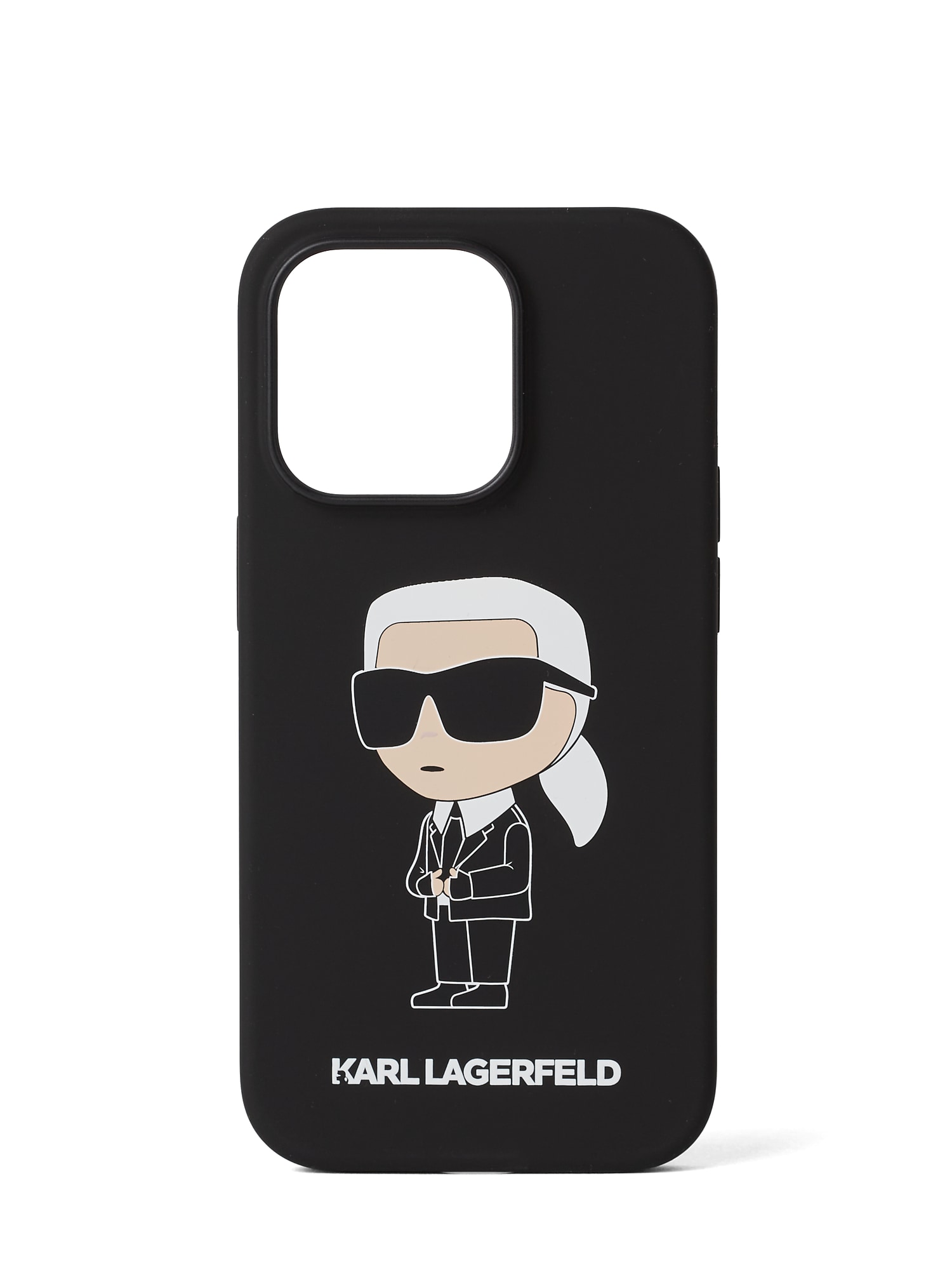 Karl Lagerfeld Išmaniojo telefono dėklas kūno spalva / juoda / balta