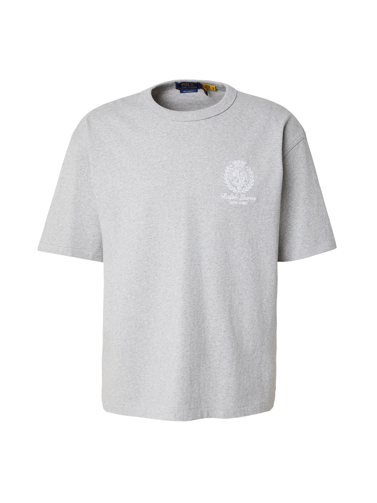 Polo Ralph Lauren Tričko  sivá melírovaná / biela