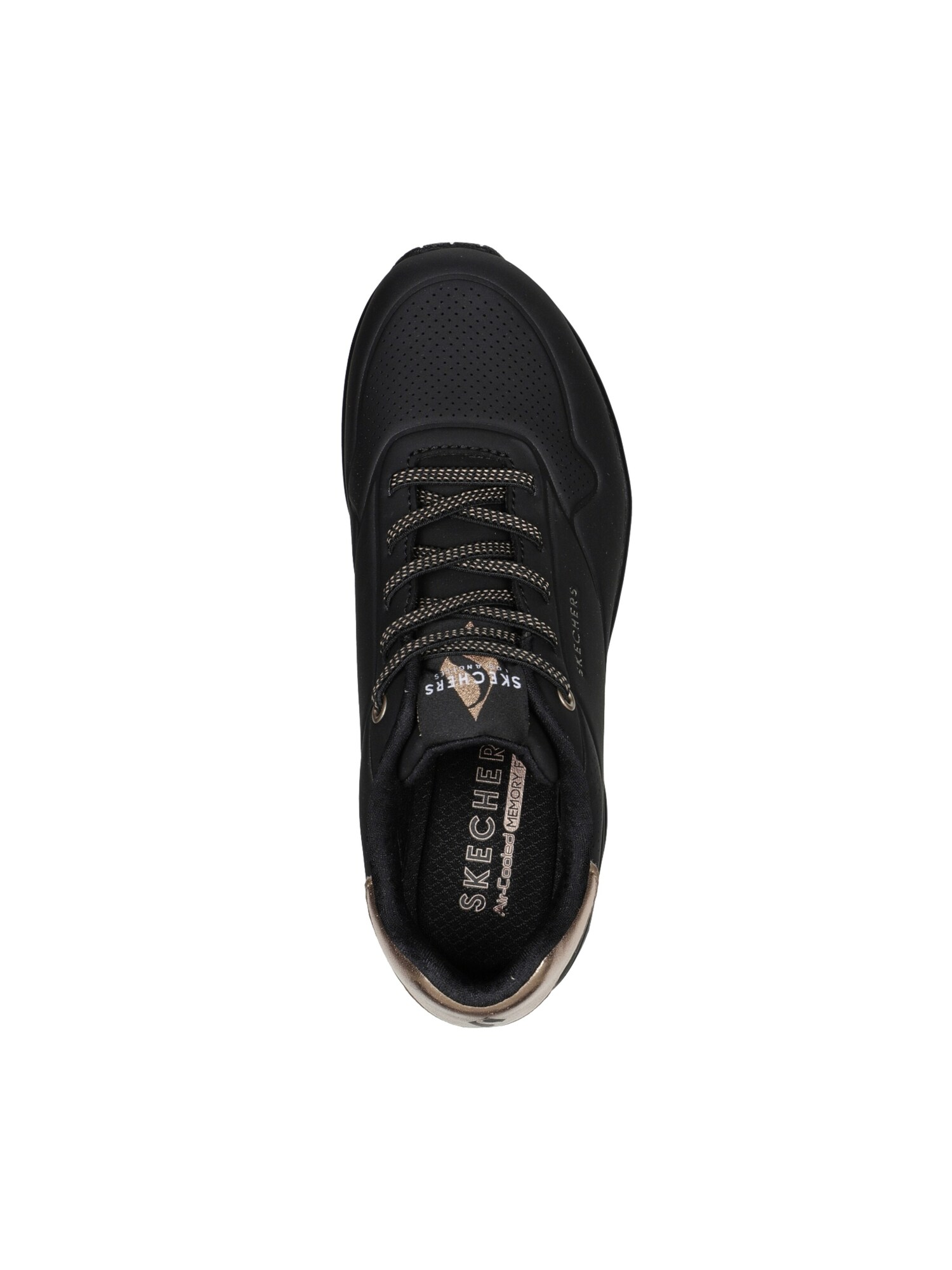 SKECHERS Zapatillas deportivas bajas 'Uno'  oro / negro – imagen 6