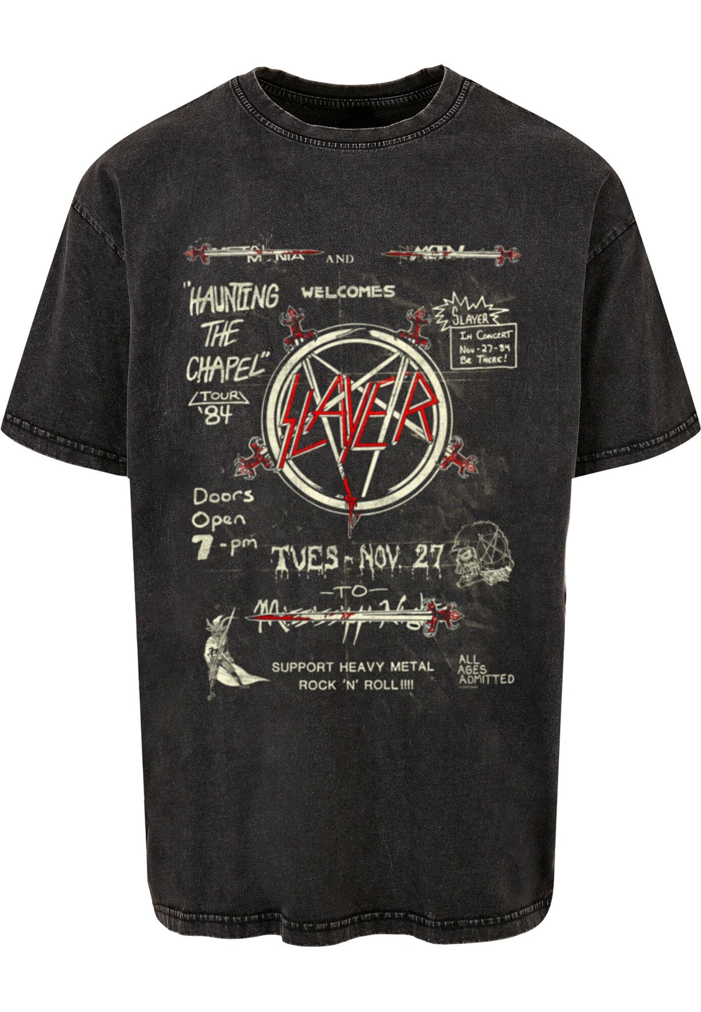 Thumbnail - T-Shirt 'Slayer - Haunting 84 Flier'