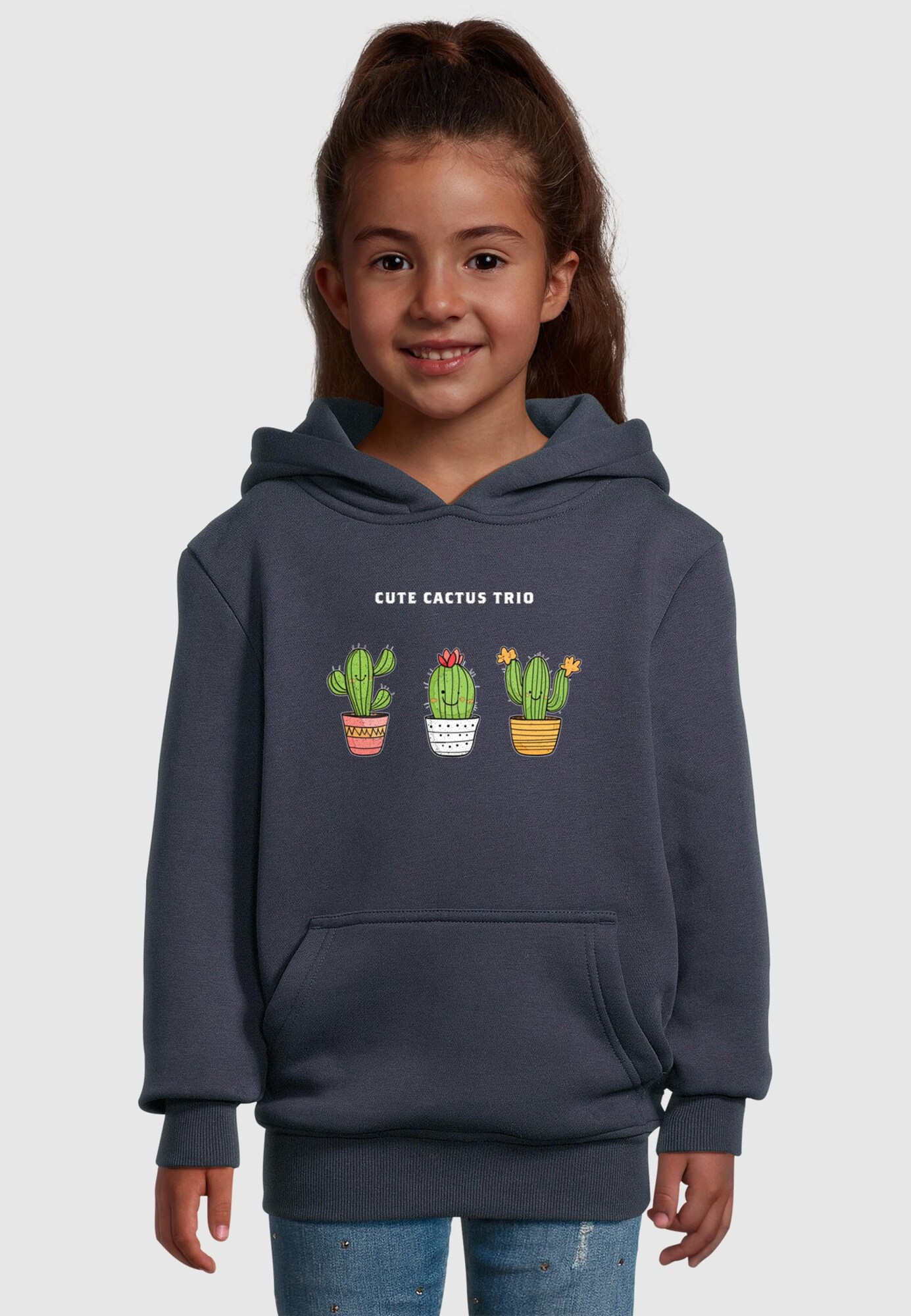 Thumbnail - Merchcode Sweatshirt Cute Cactus Trio