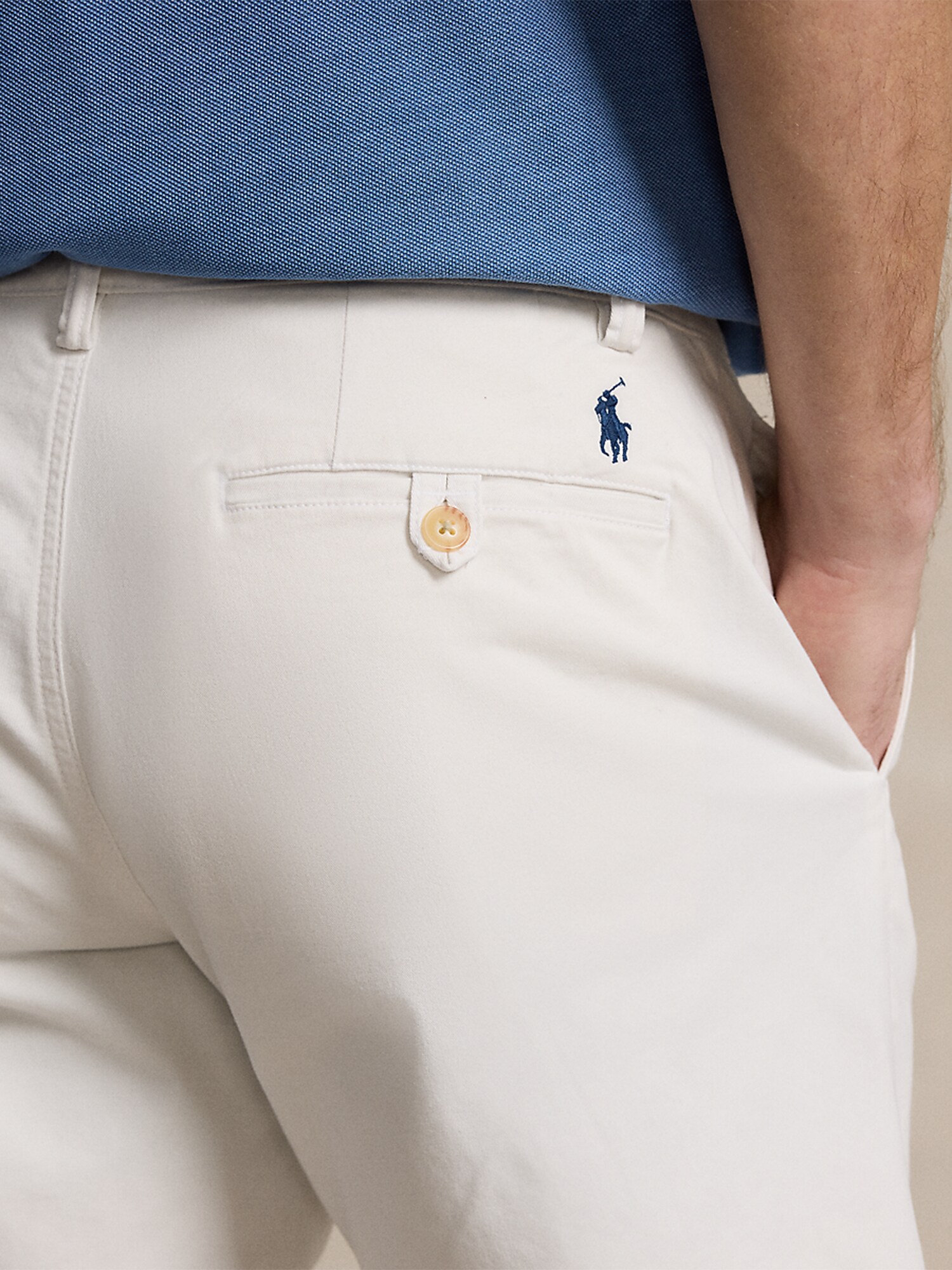 Polo Ralph Lauren Chino nohavice 'Beford' námornícka modrá / biela (obrázok 5)