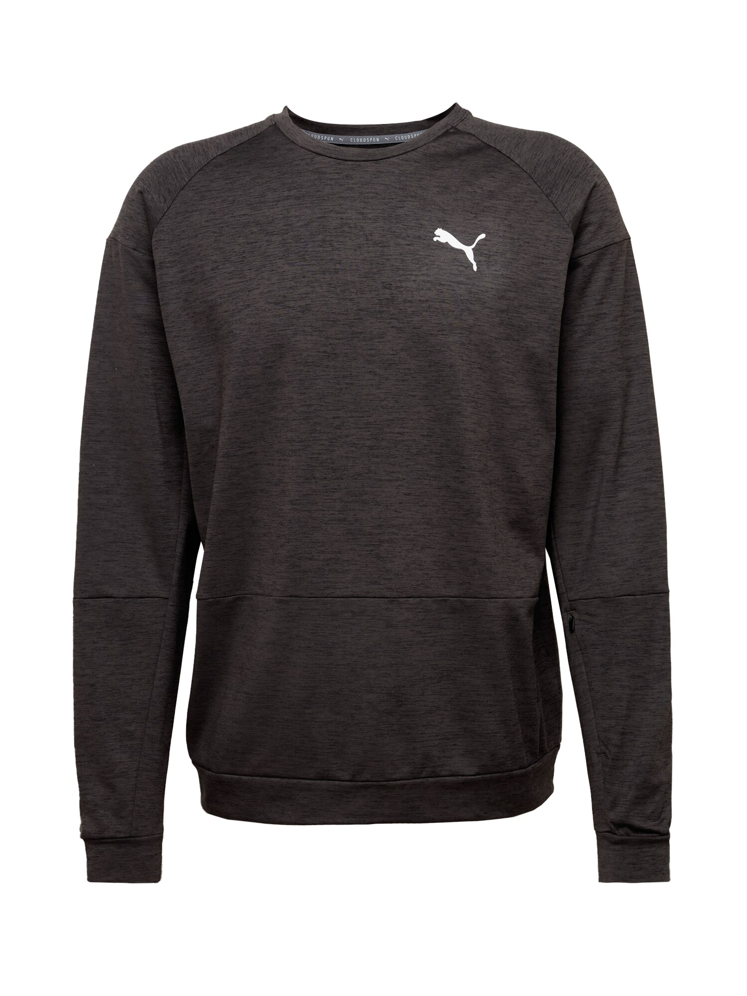 PUMA Hanorac sport  negru amestecat / alb
