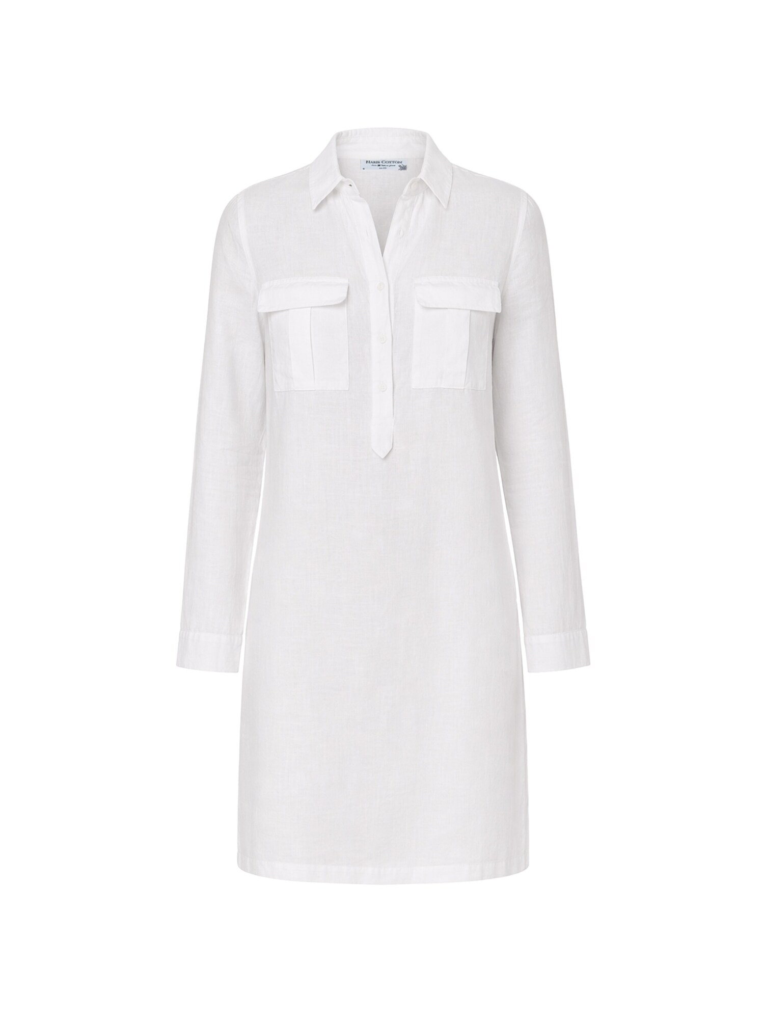 Haris Cotton Vestido camisero  blanco