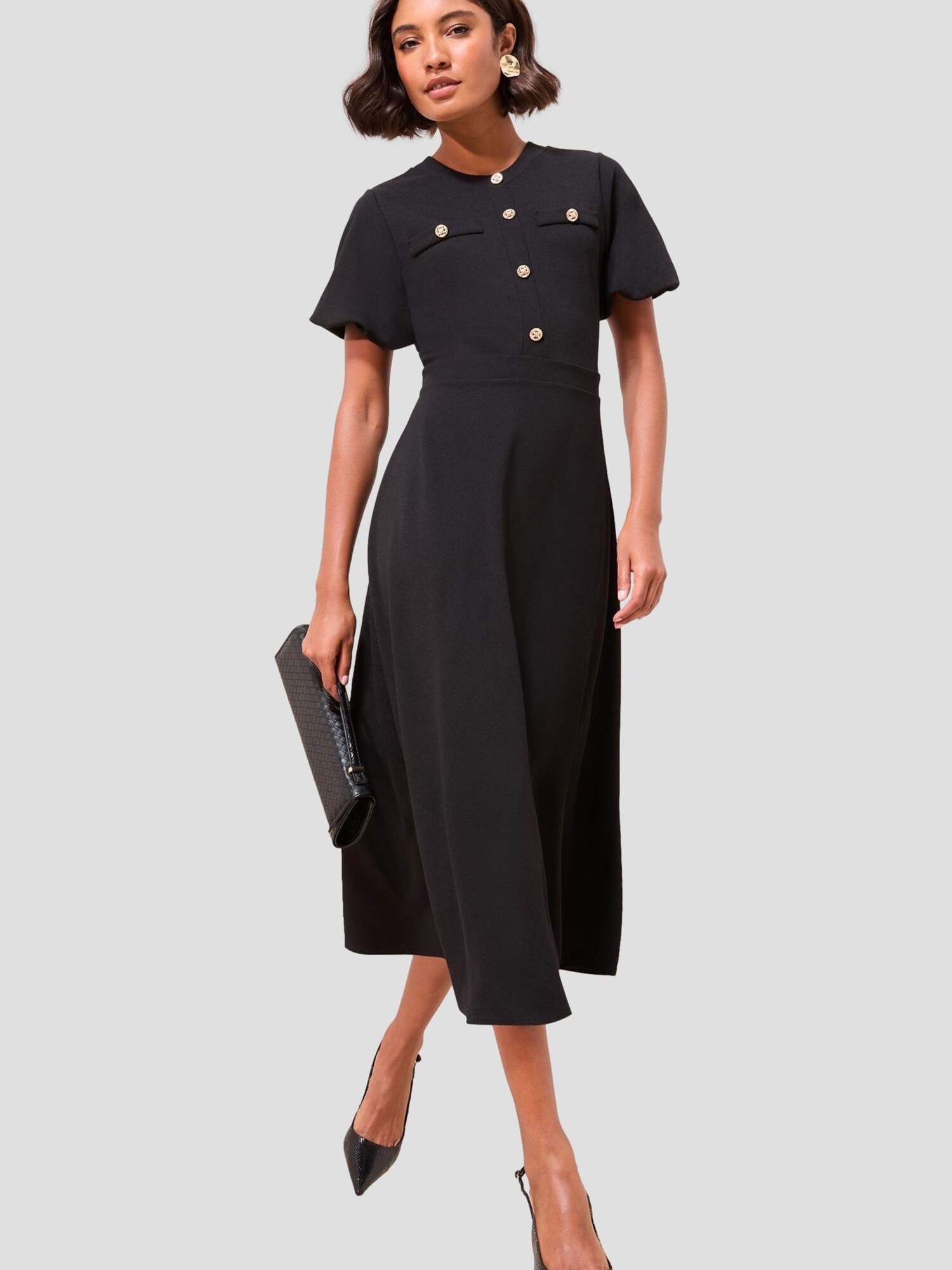 Friends Like These Rochie 'Military'  negru