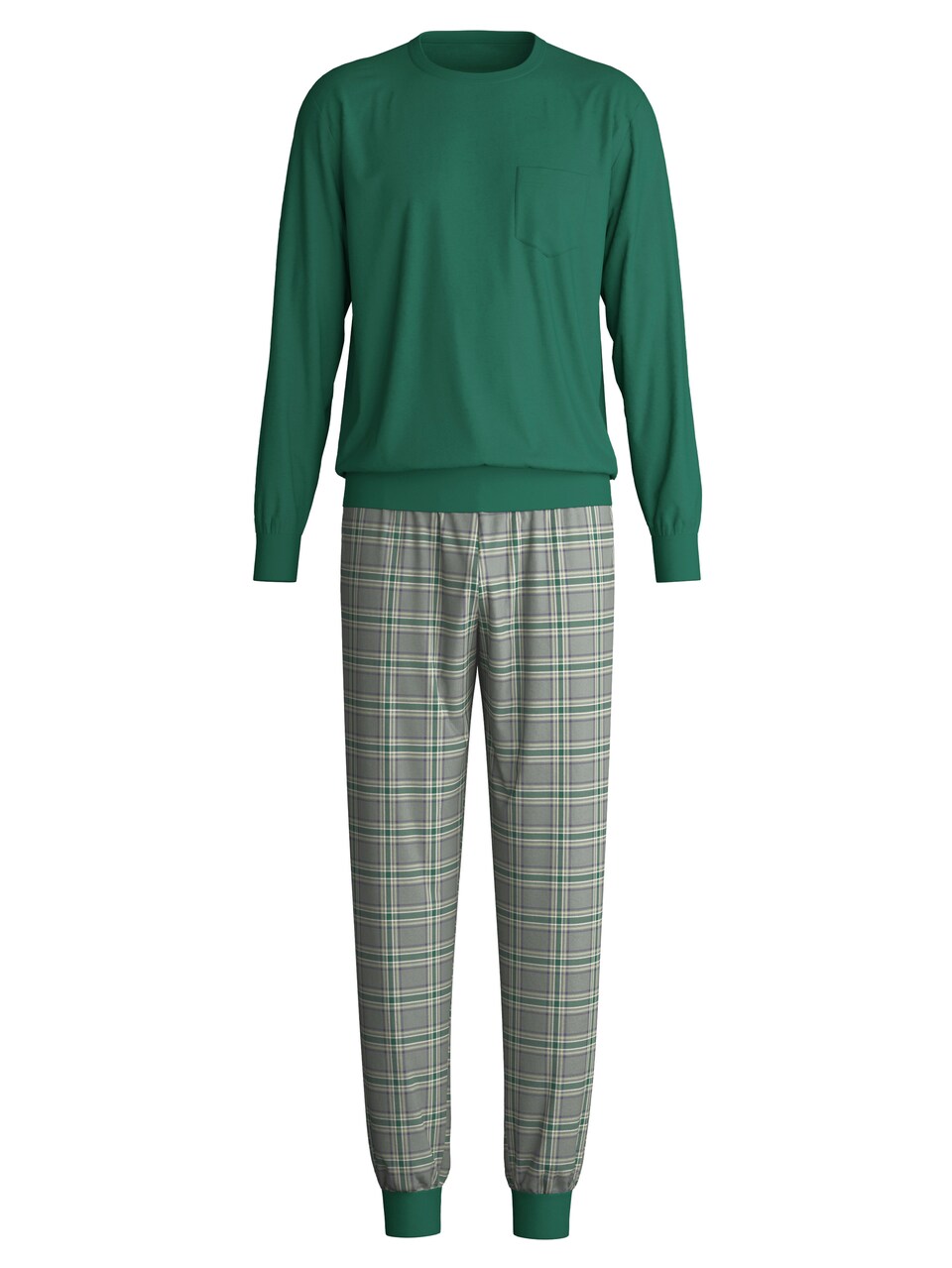 Pyjamas lång gran / pastellgrön / ljusgrön
