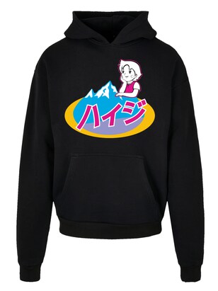 F4NT4STIC Sweatshirt ‘Heidi Mountains Are Calling Heroes of Childhood’ Geel / Sering / Rood / Zwart / Wit