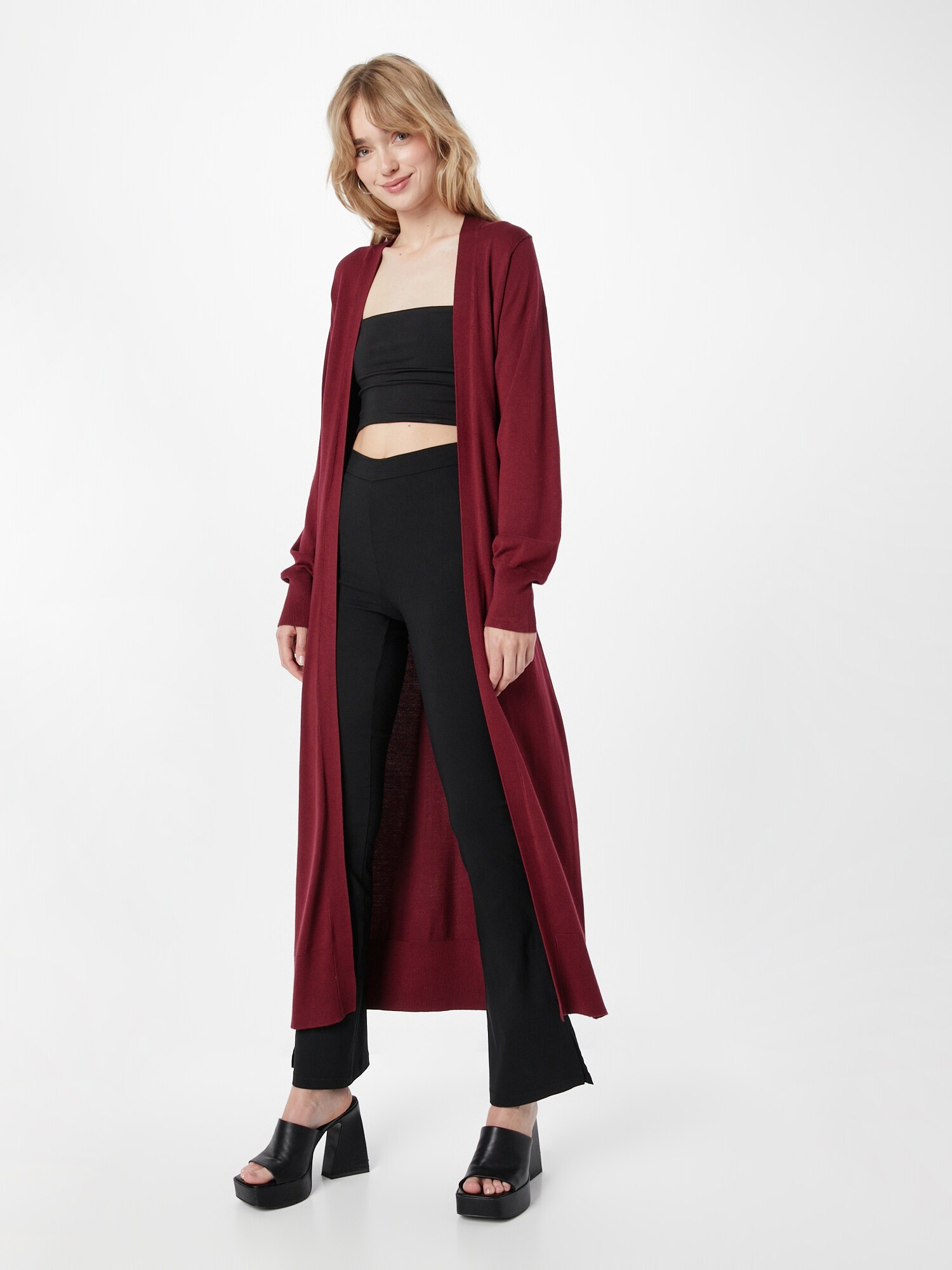 Dorothy Perkins Kardigán  burgundi vörös termék 2. képe