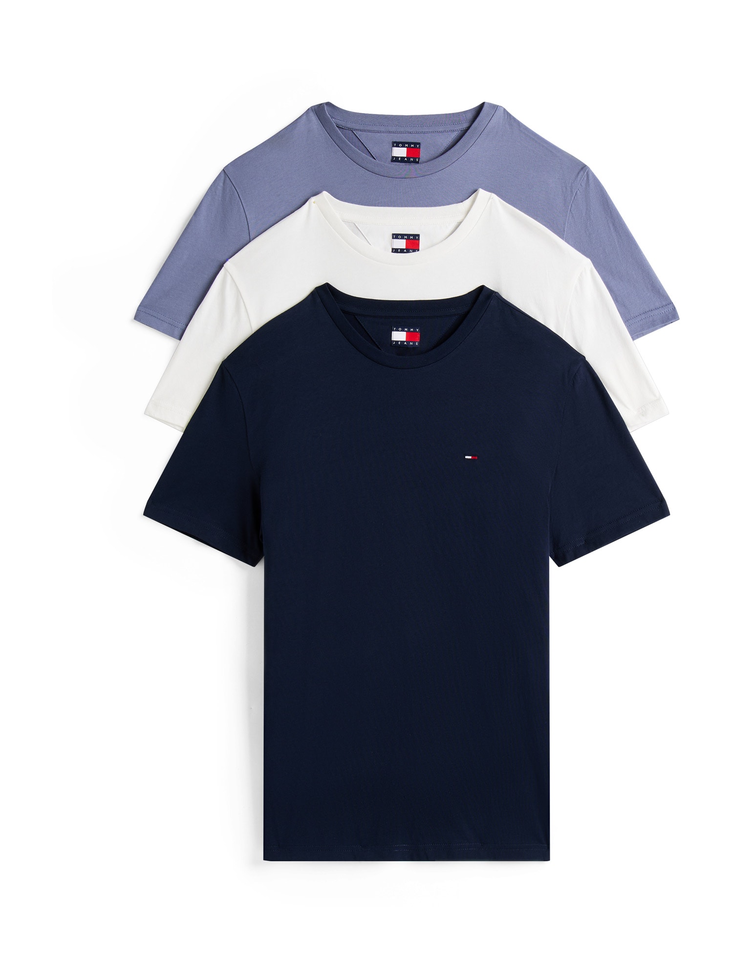 Tommy Jeans Póló  tengerészkék / opál / fehér akciós termékkép 1