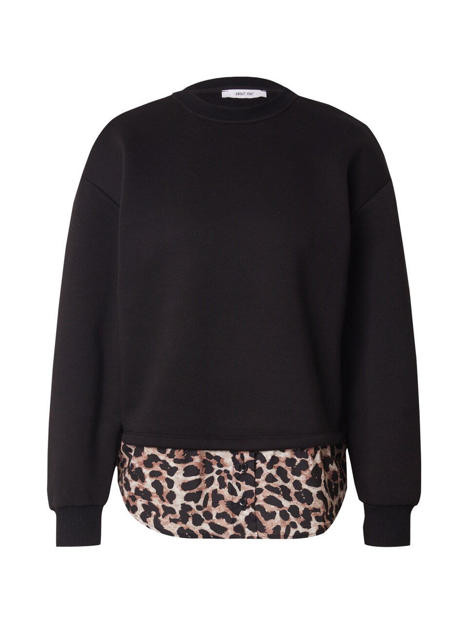 Sweatshirt 'Presley' beige / brun