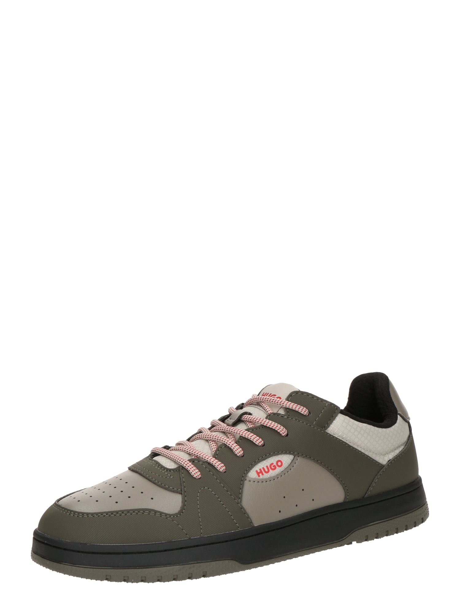HUGO Sneaker low Hadrian  sepie / kaki / roșu
