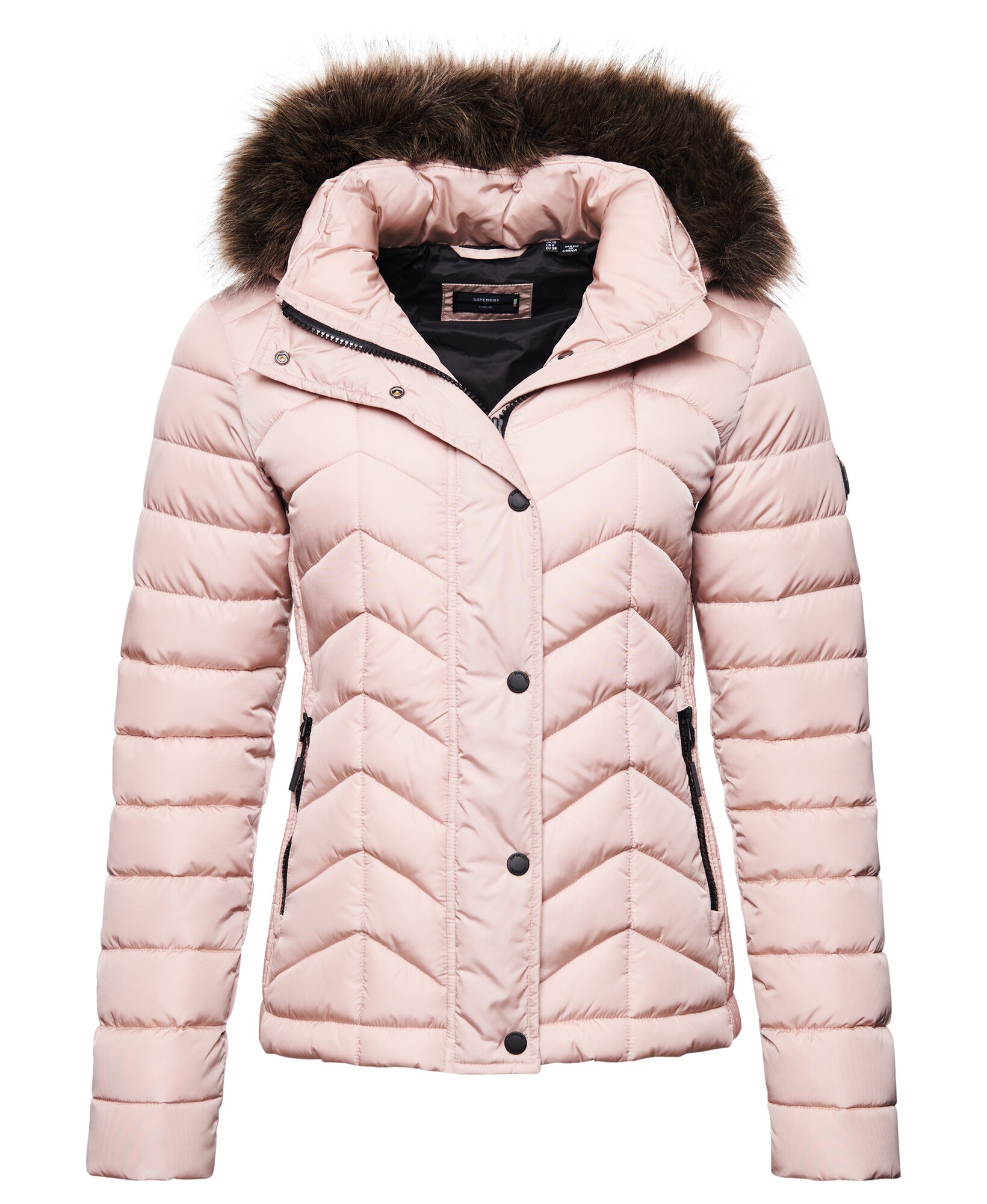 Superdry Žieminė striukė  rožių spalva