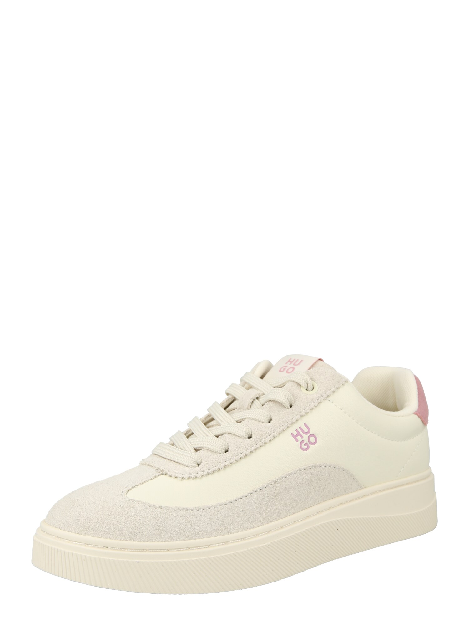 HUGO Sneaker low Lyzz  gri deschis / roz pal / alb