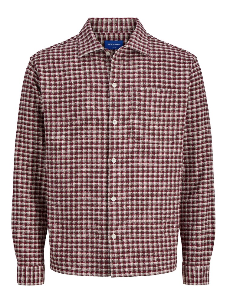JACK & JONES Hemd Herren Größe XS rot