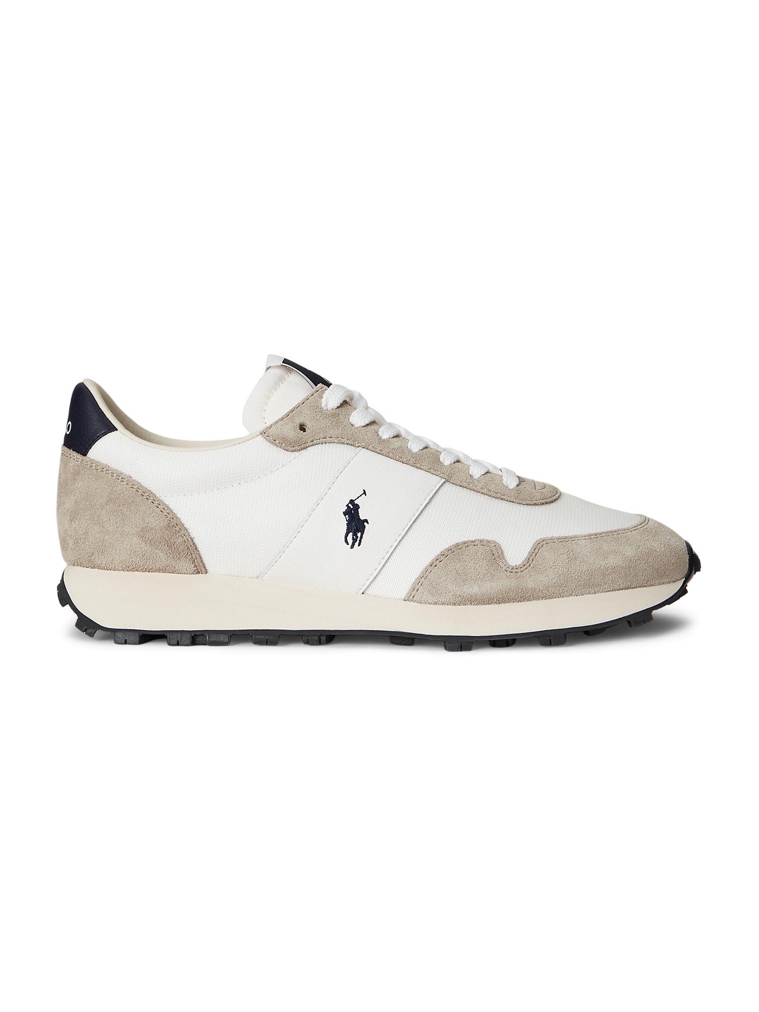Polo Ralph Lauren Sneaker low  alb kitt / albastru închis / alb
