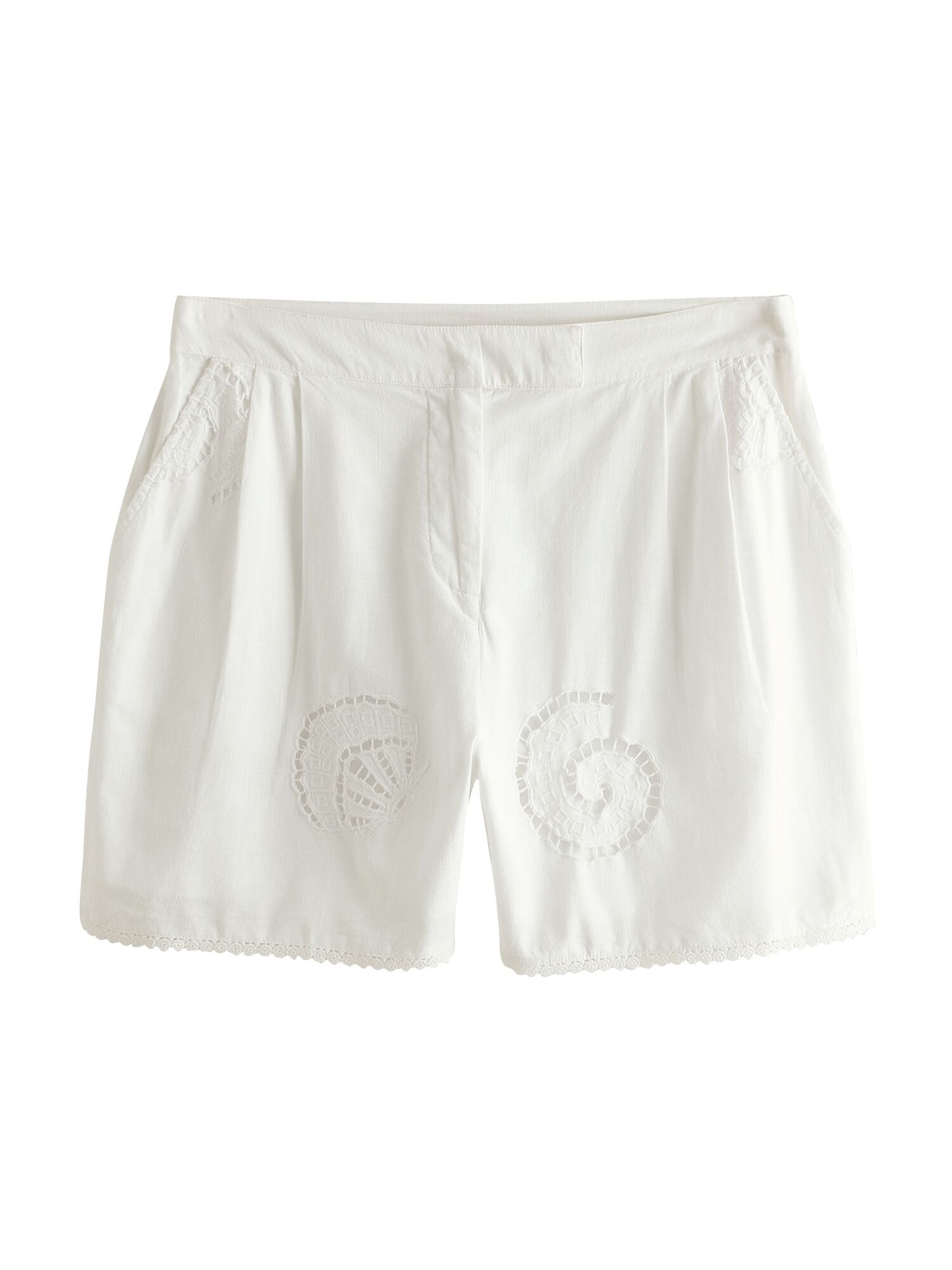 Next Pantaloni cutați  alb
