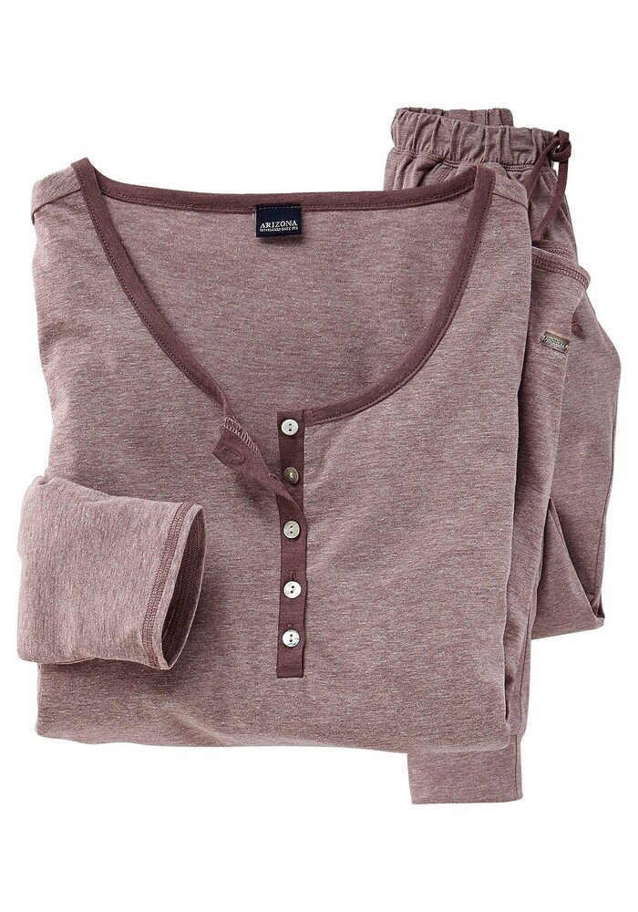 ARIZONA Pyjama Damen Größe XS/S altrosa Winterkleid