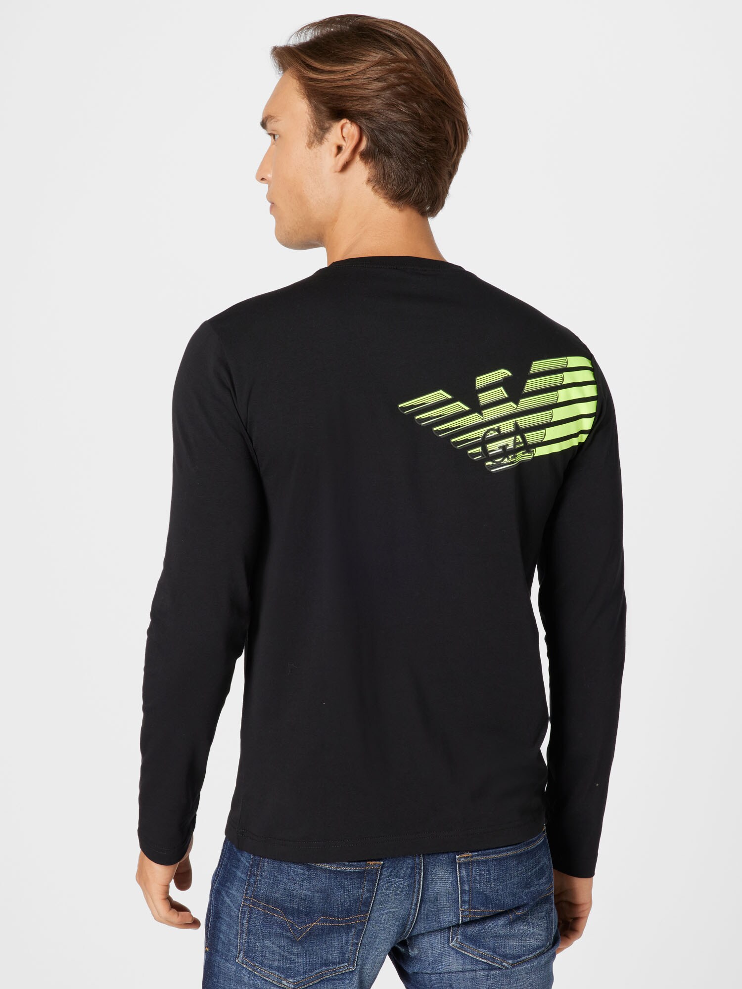 EA7 Emporio Armani Tričko kiwi / čierna (obrázok 3)
