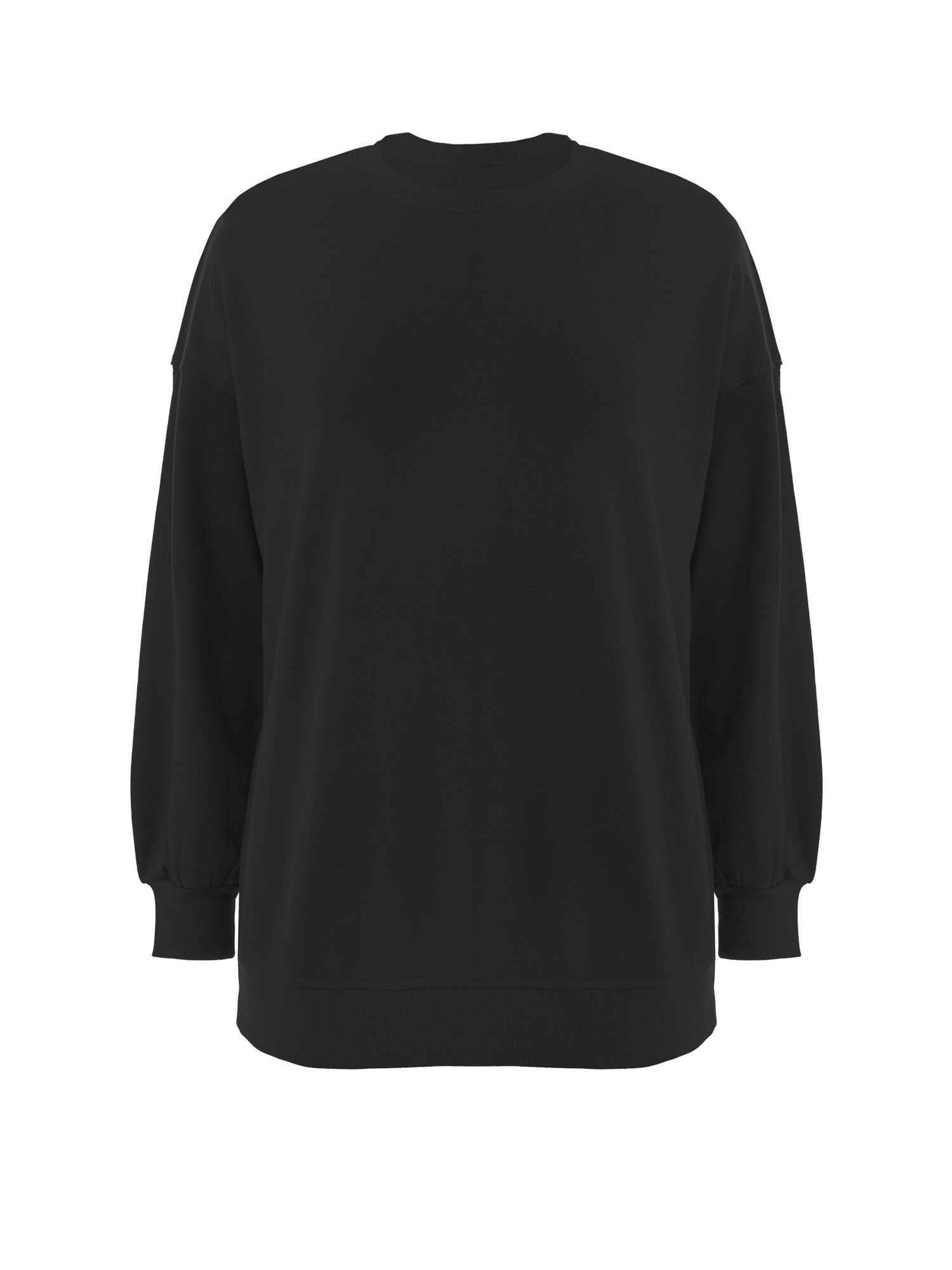 Imily Bela Bluză de molton  negru