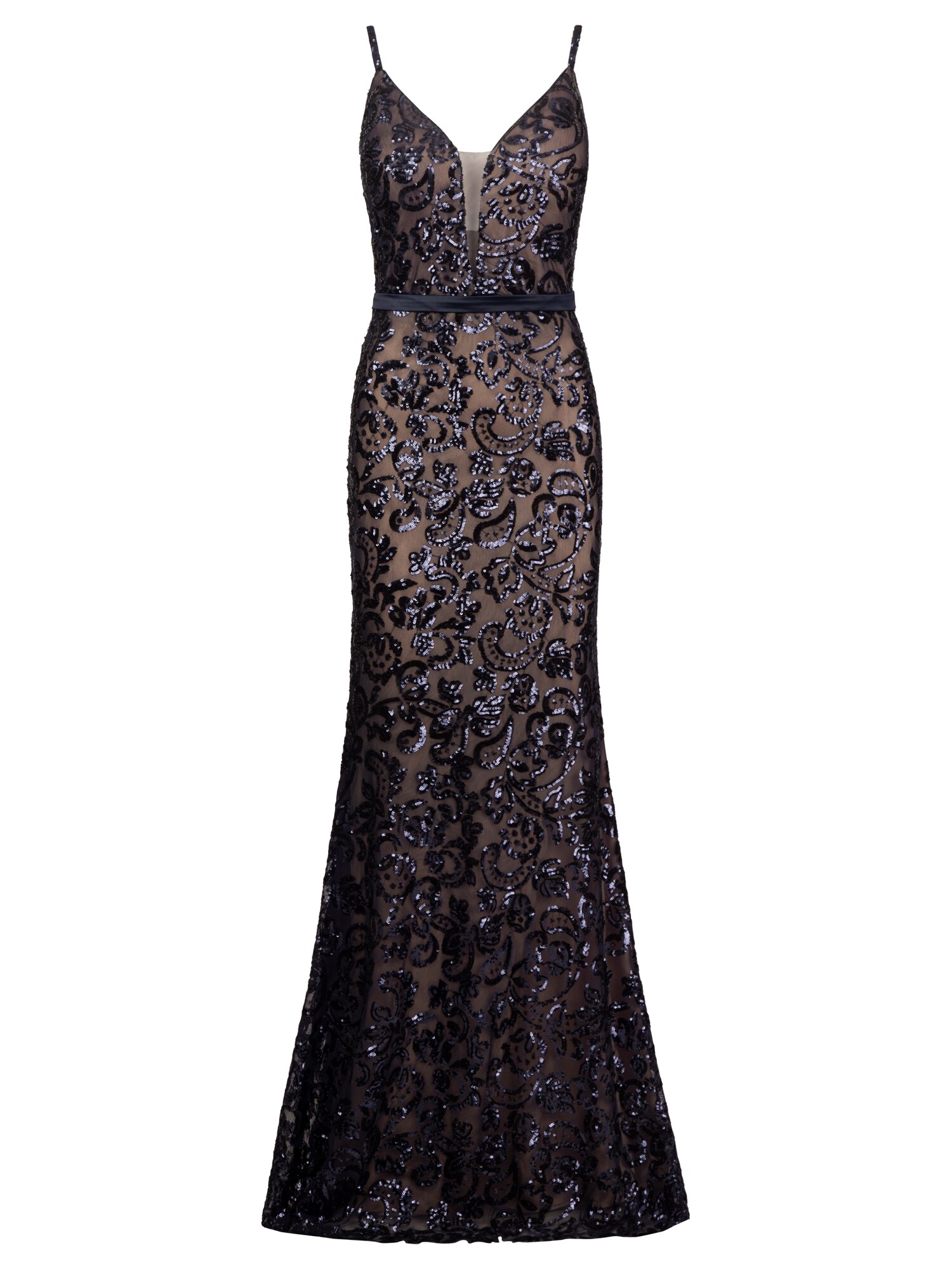 Apart APART Abendkleid in figurbetonender Form navy