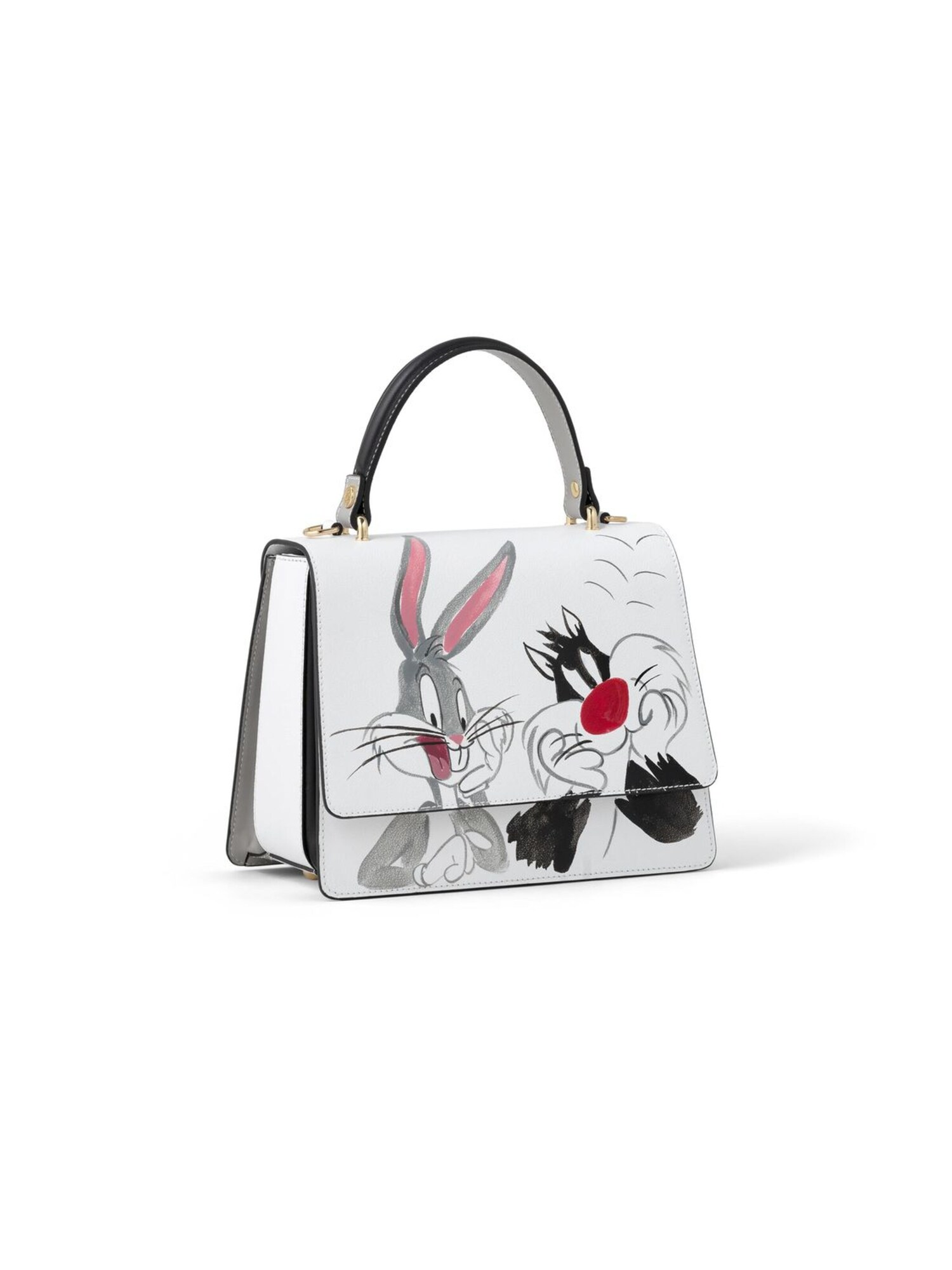 Braccialini Bolso de mano 'Penelope Looney Tunes'  blanco – imagen 3
