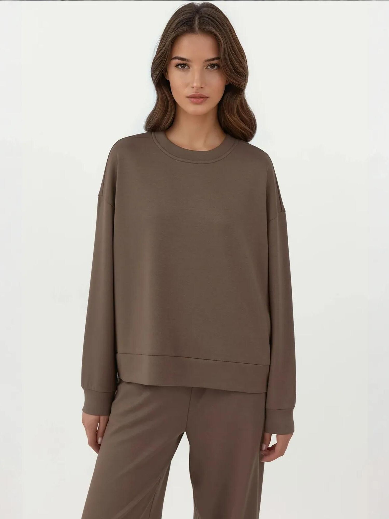 Hiccup Sweater majica smeđa