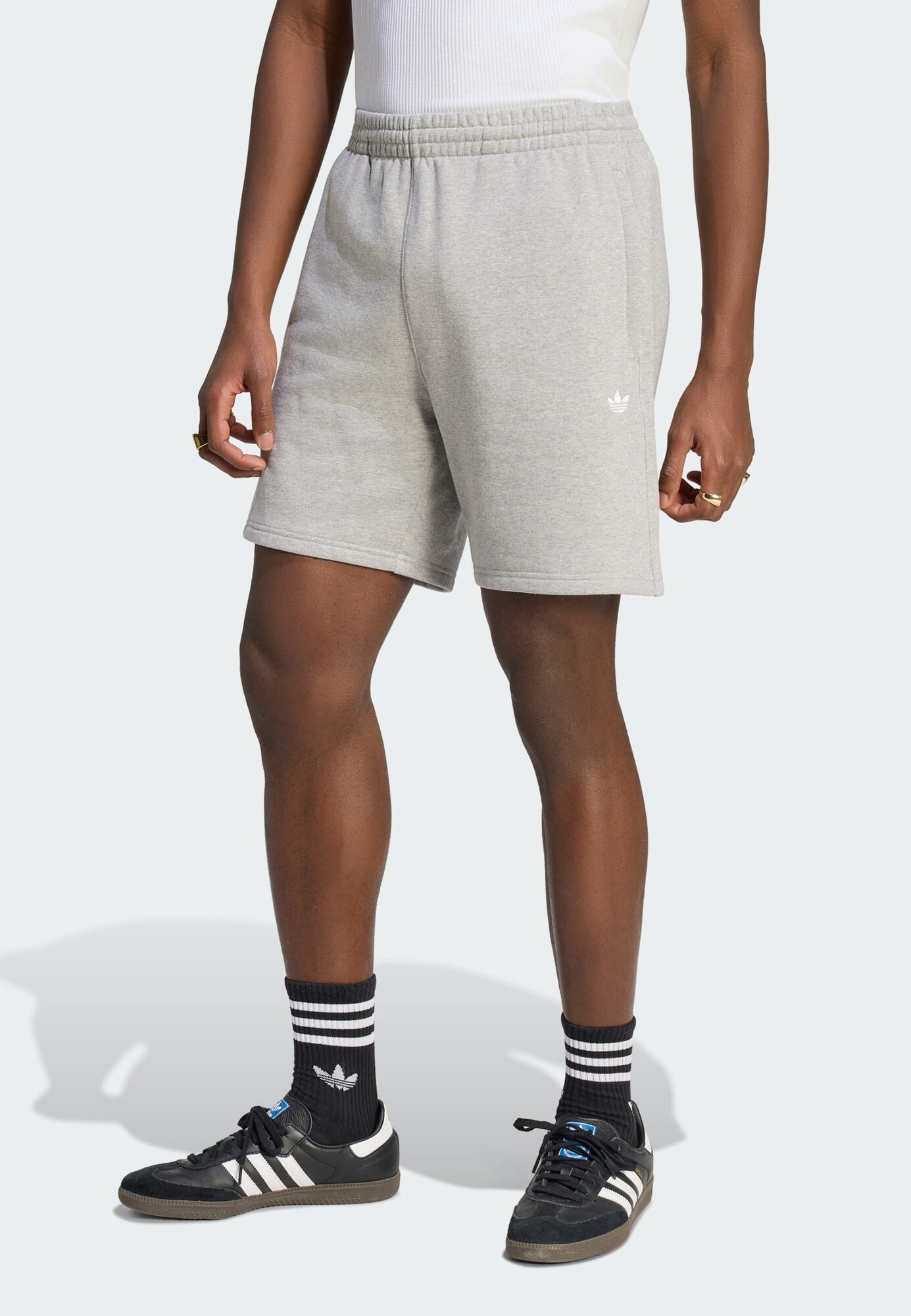ADIDAS ORIGINALS Pantalón 'Trefoil Essentials' gris moteado – imagen 2