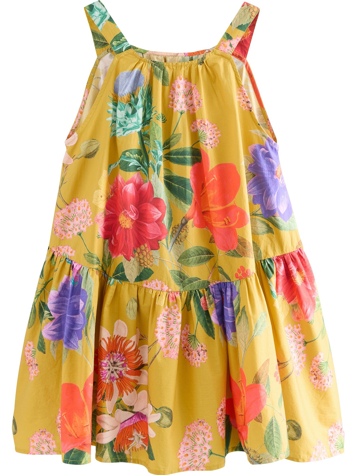 Next Rochie  galben / verde / lila / roșu