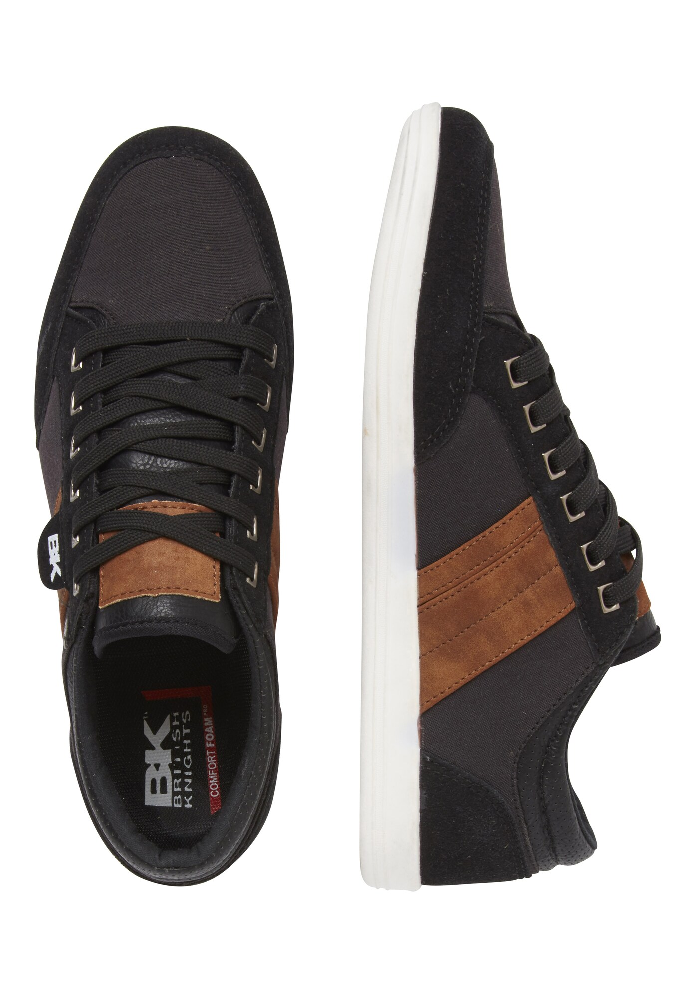 BRITISH KNIGHTS Zapatillas deportivas bajas ' KUNZO ' marrón / gris / negro – imagen 3