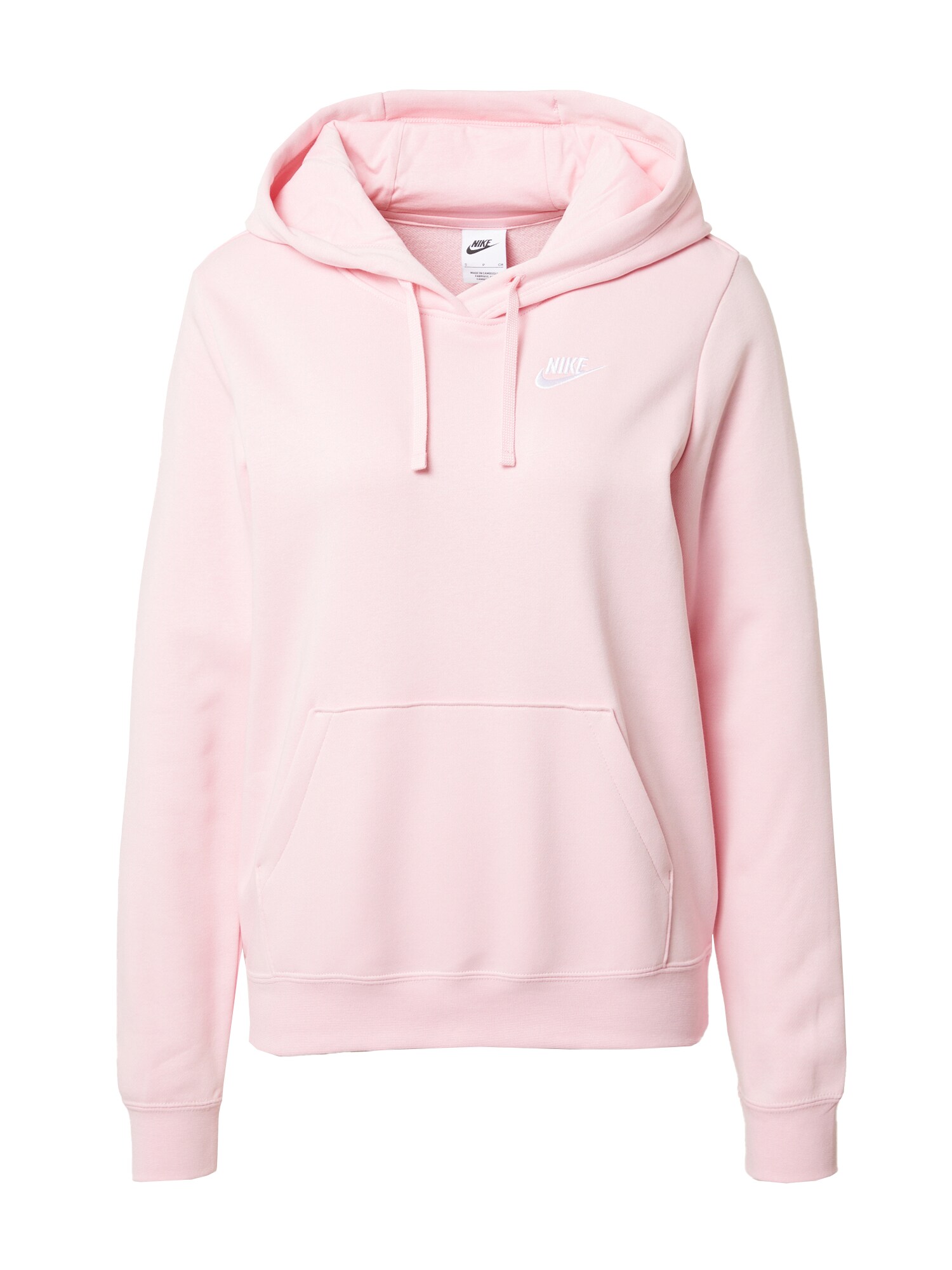 Nike Sportswear Sweater majica  roza / bijela